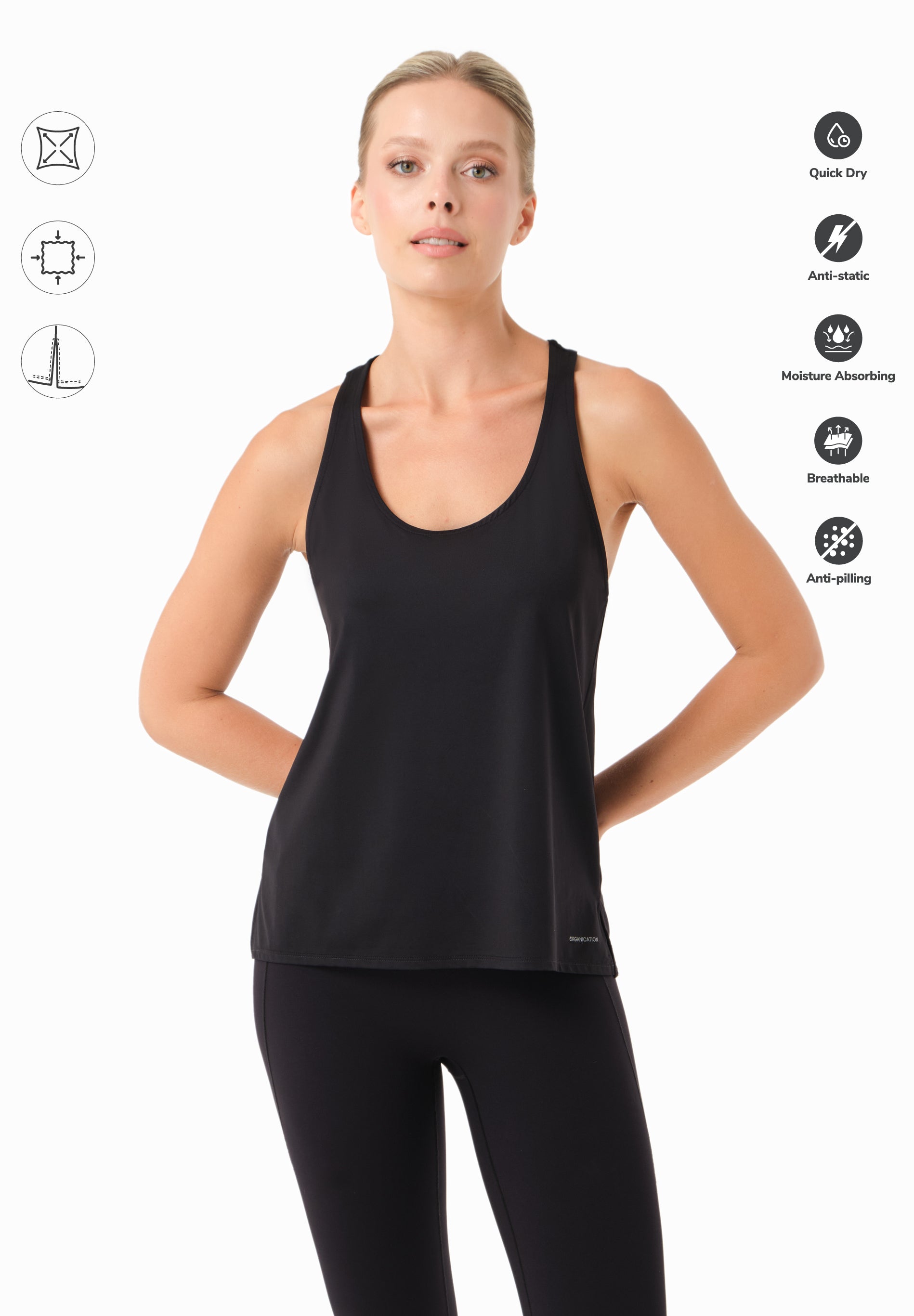 TINNA | Sportliches Tanktop aus recyceltem Polyamid