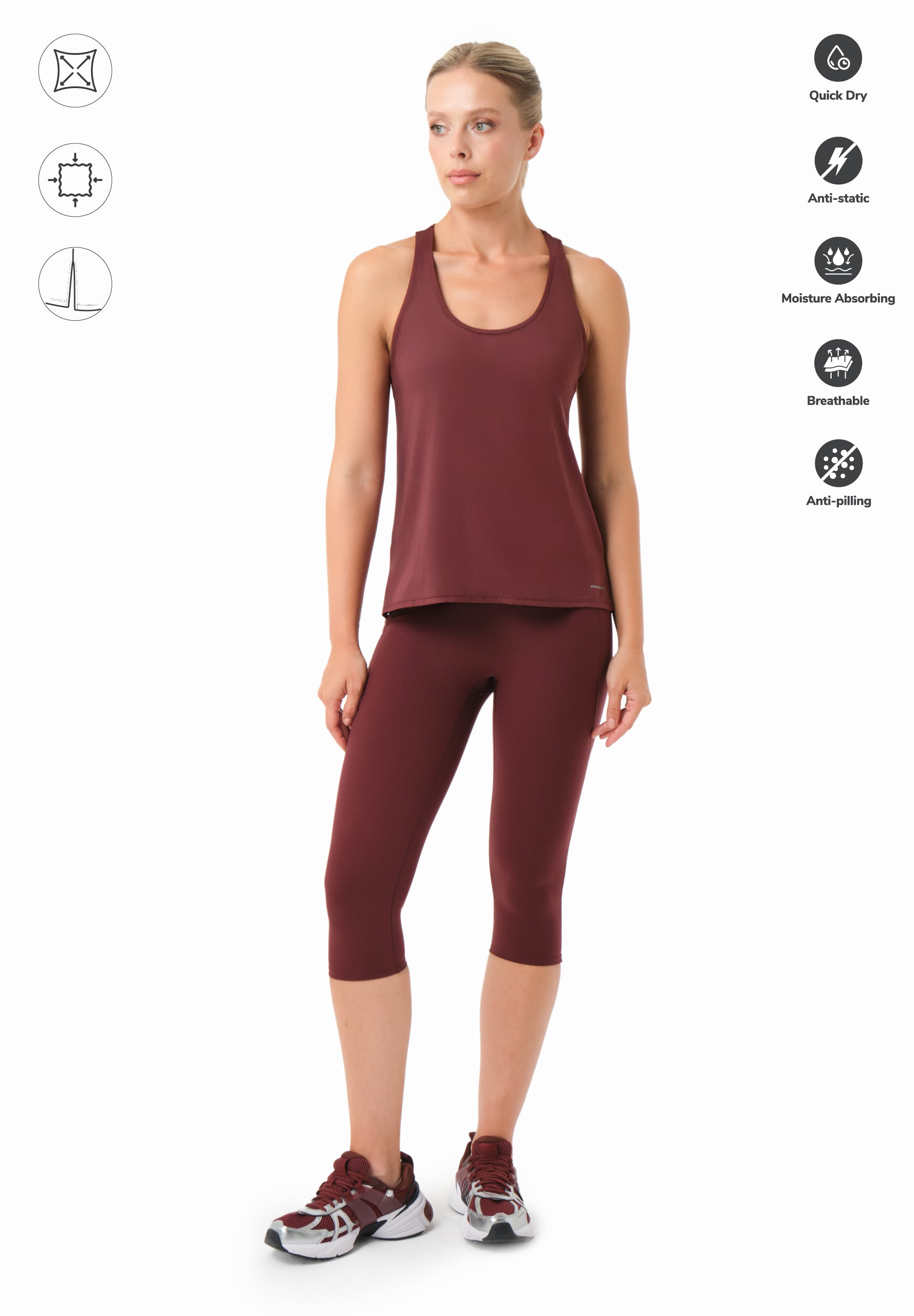TINNA | Sportliches Tanktop aus recyceltem Polyamid