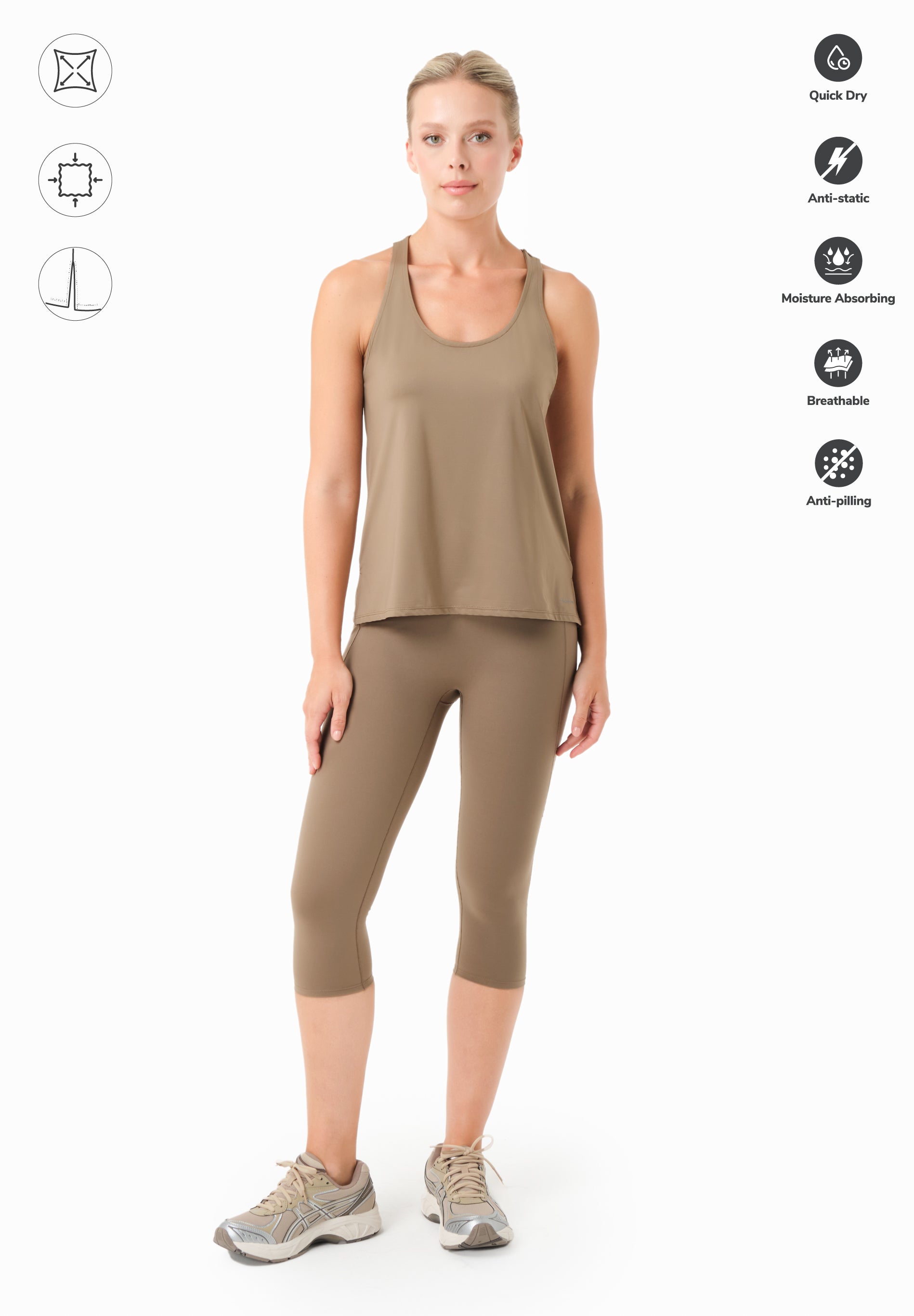 TINNA | Sportliches Tanktop aus recyceltem Polyamid