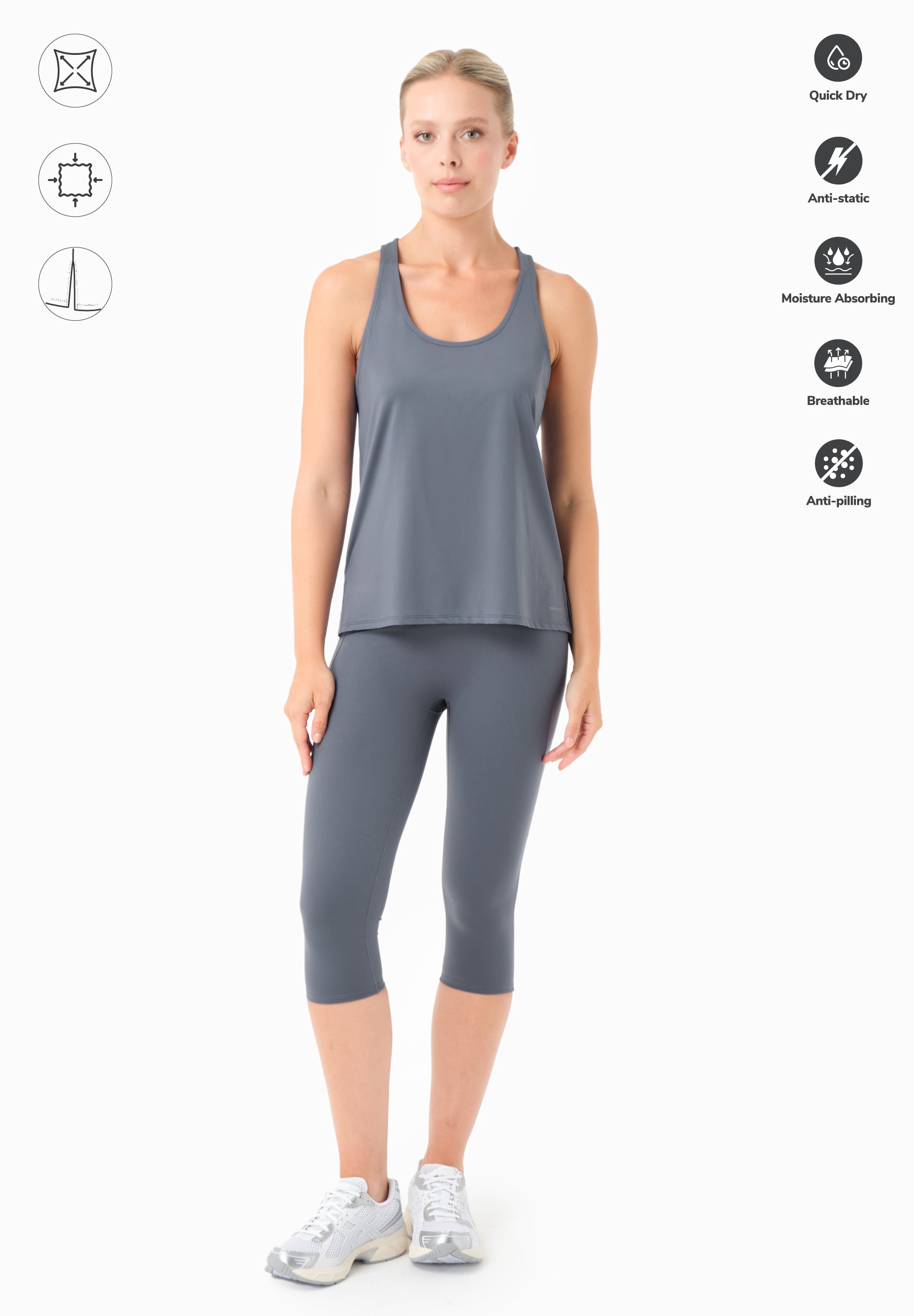 TINNA | Sportliches Tanktop aus recyceltem Polyamid