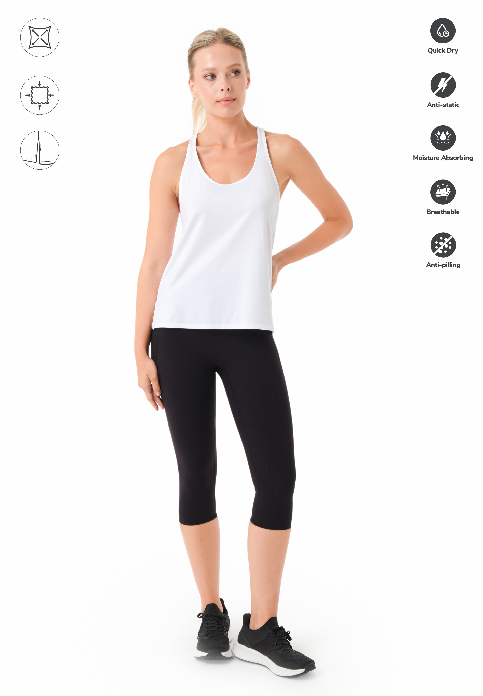 TINNA | Sportliches Tanktop aus recyceltem Polyamid