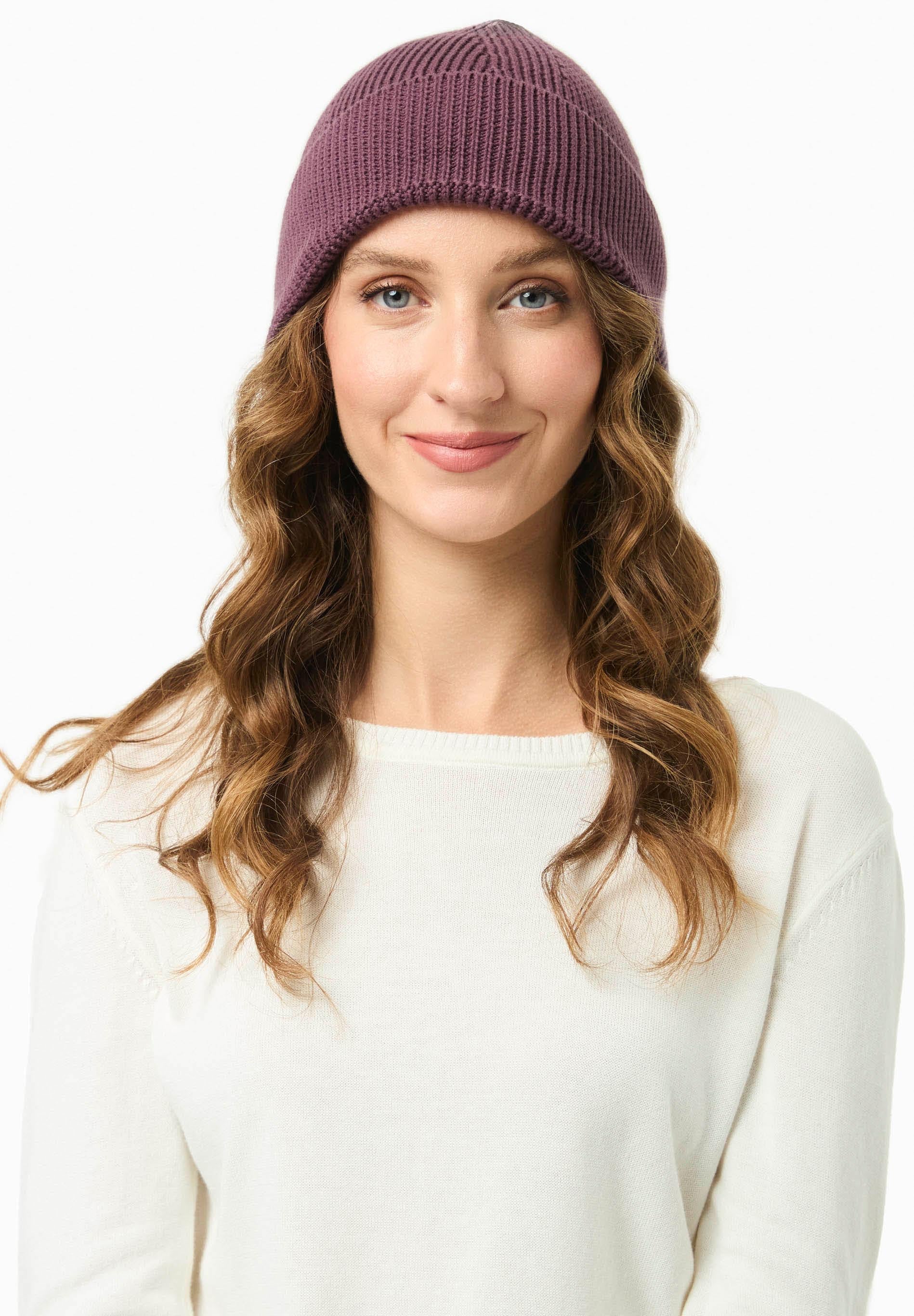 Unisex Strick-Beanie aus Bio-Baumwolle