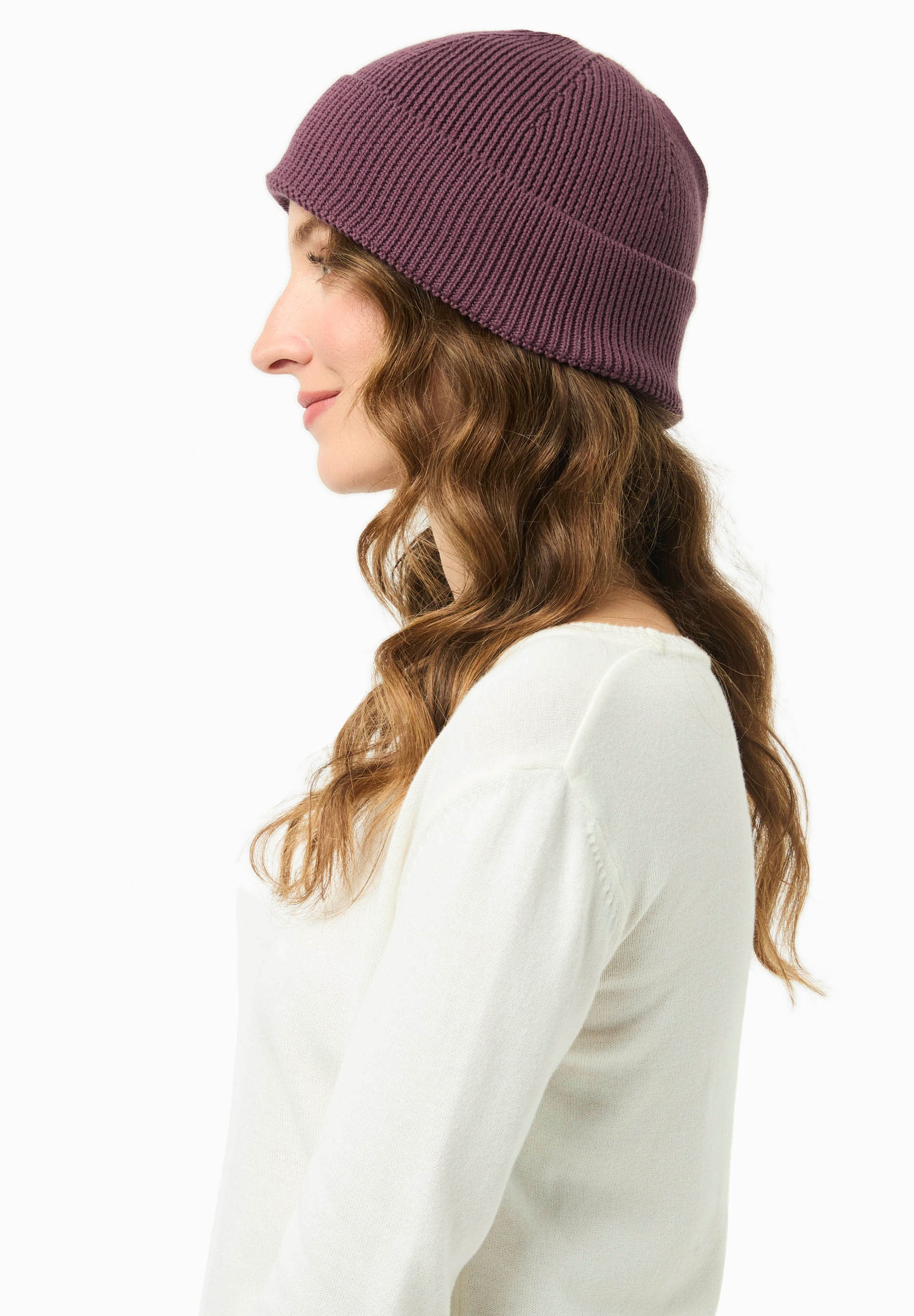 Unisex Strick-Beanie aus Bio-Baumwolle