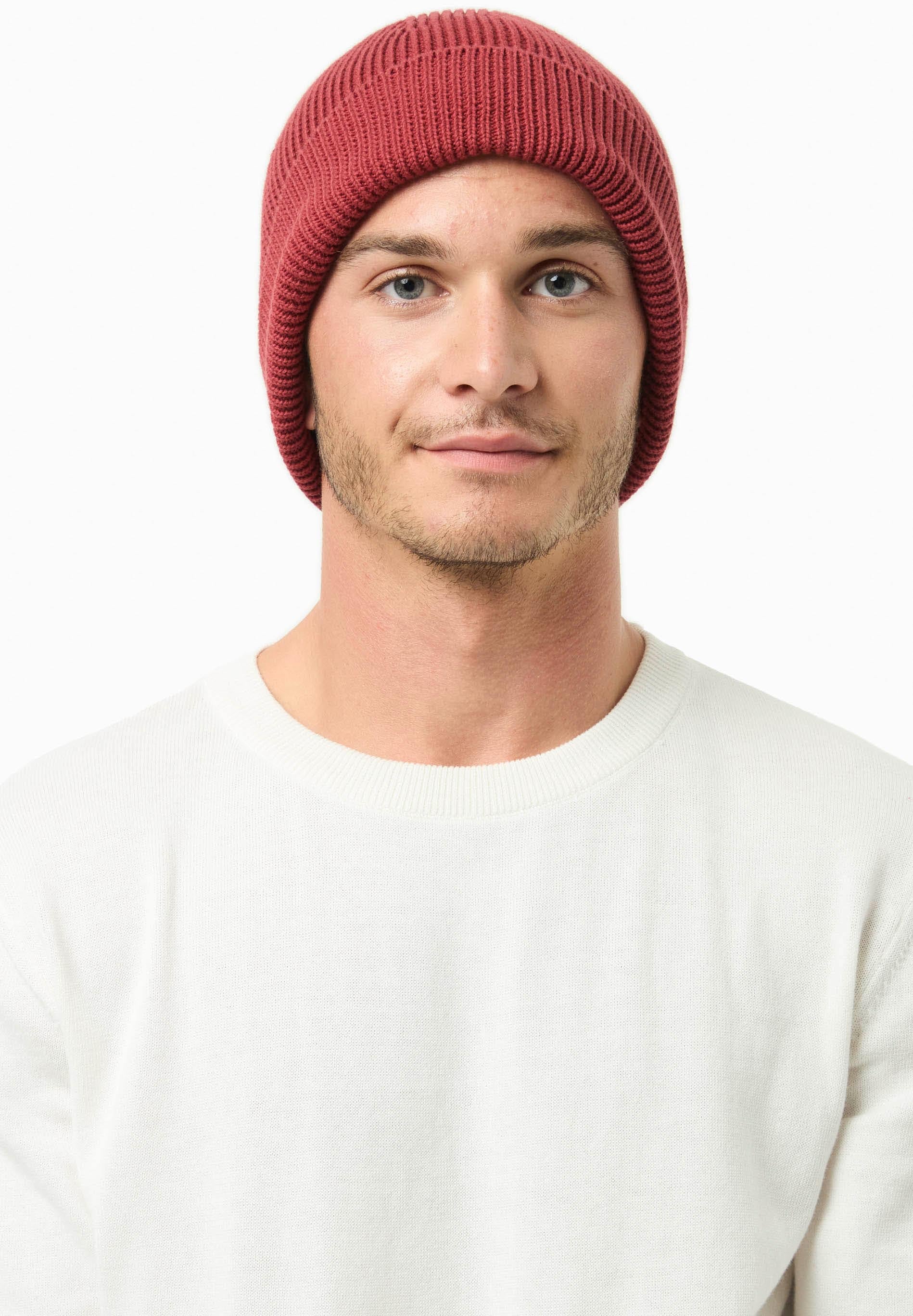 Unisex Strick-Beanie aus Bio-Baumwolle