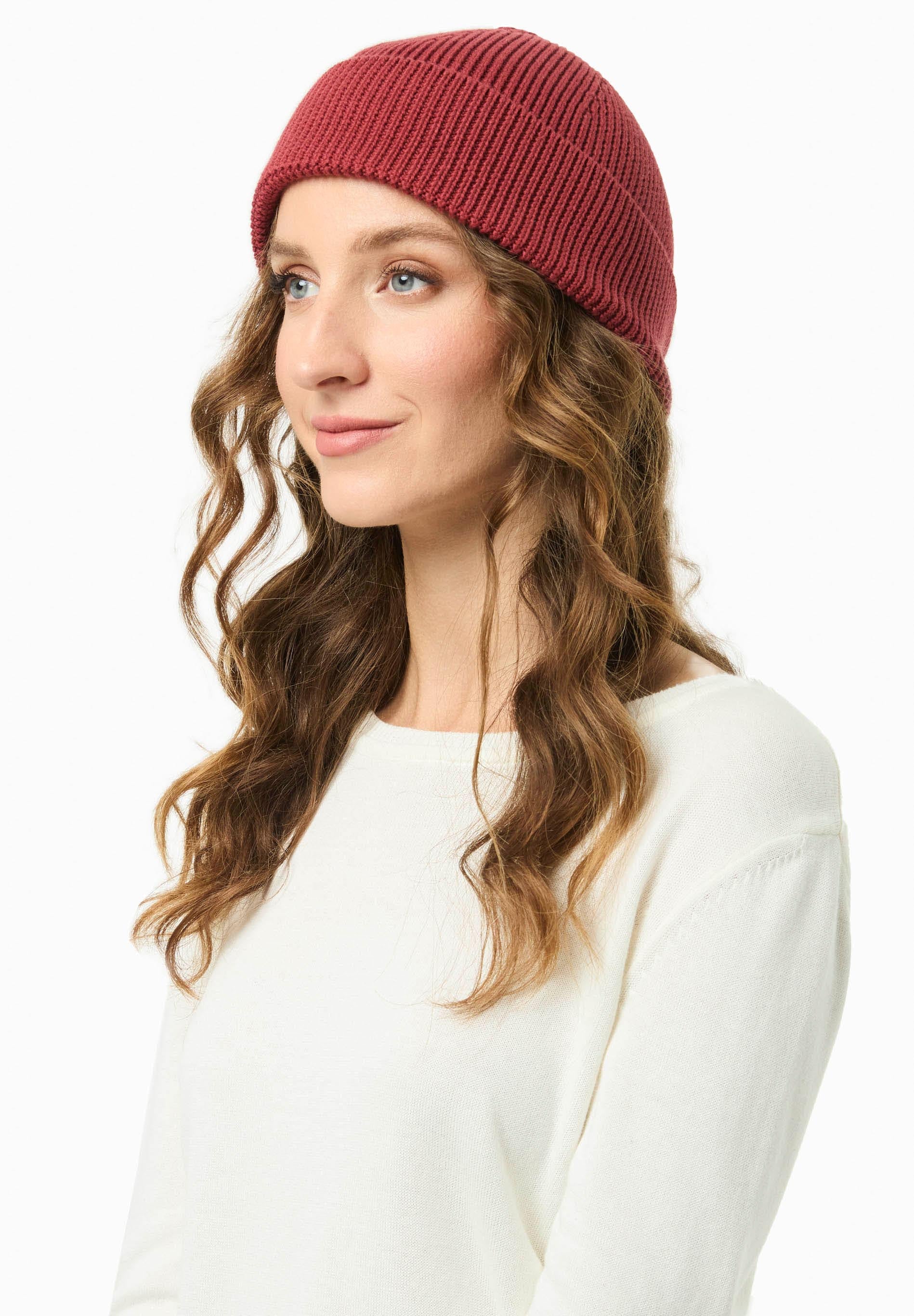 Unisex Strick-Beanie aus Bio-Baumwolle