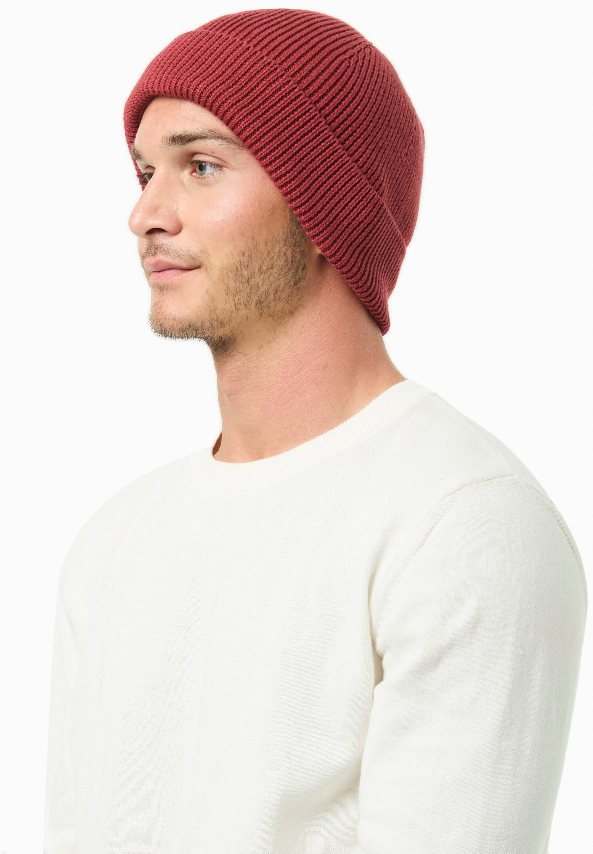 Unisex Strick-Beanie aus Bio-Baumwolle