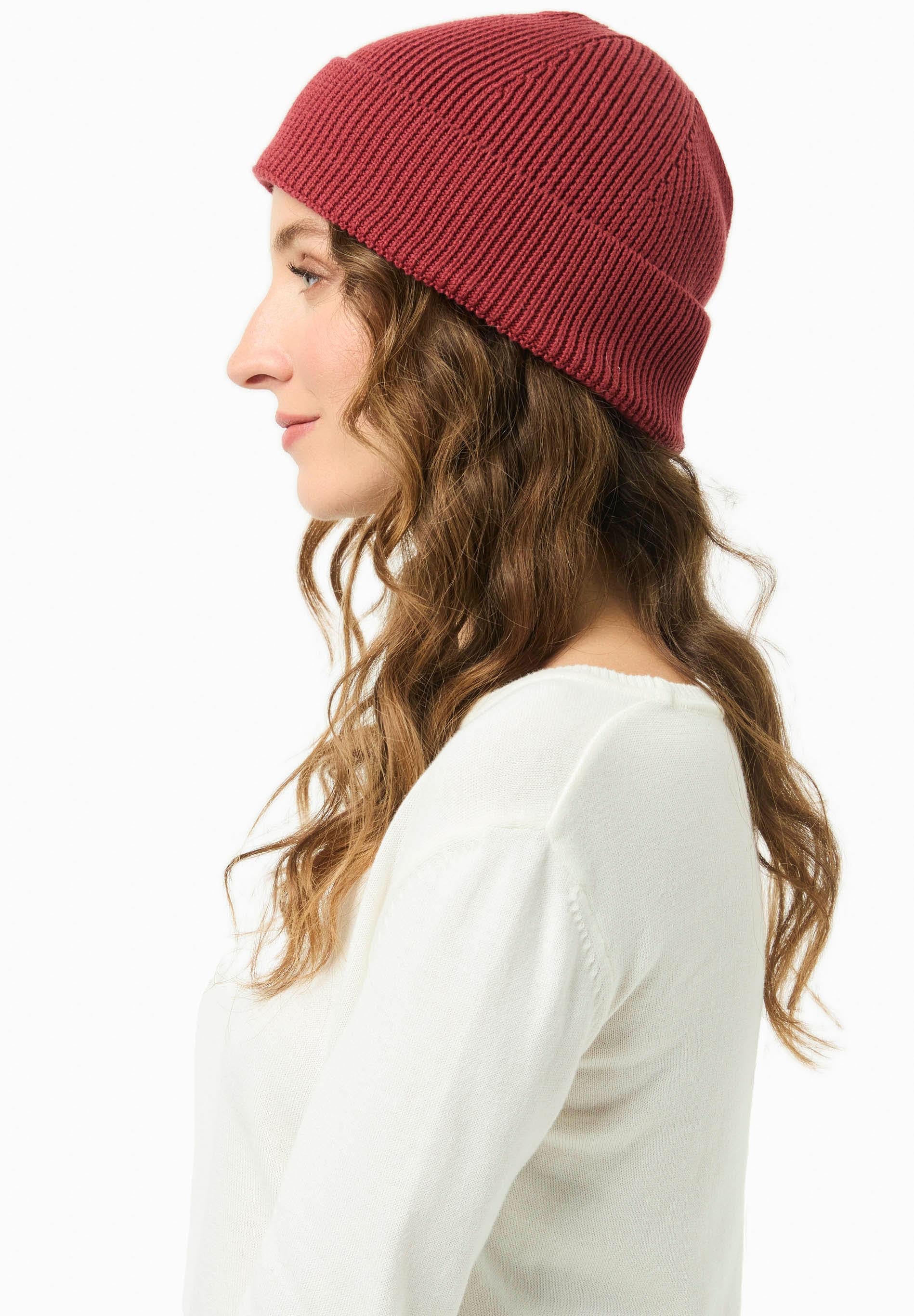 Unisex Strick-Beanie aus Bio-Baumwolle