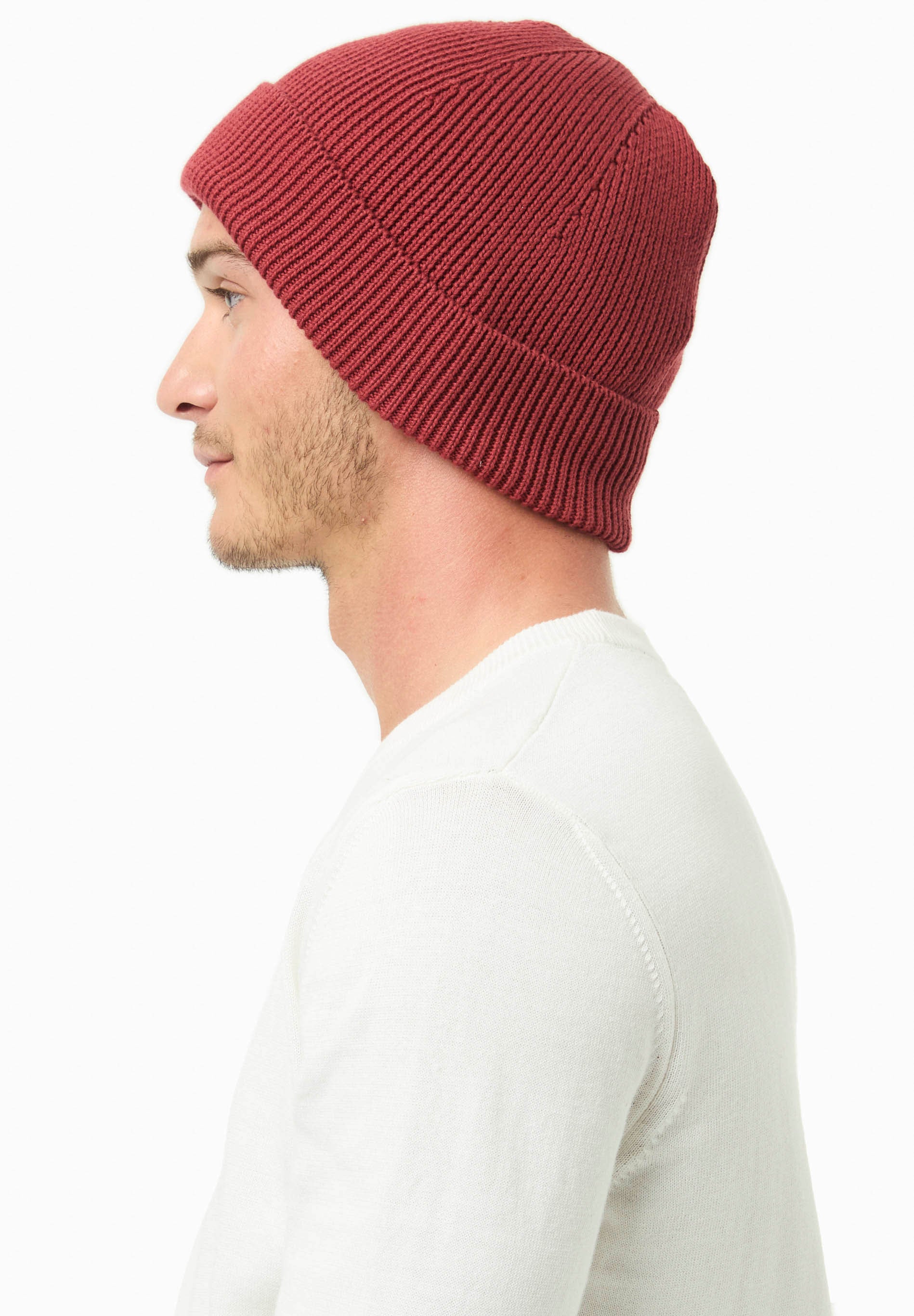 Unisex Strick-Beanie aus Bio-Baumwolle