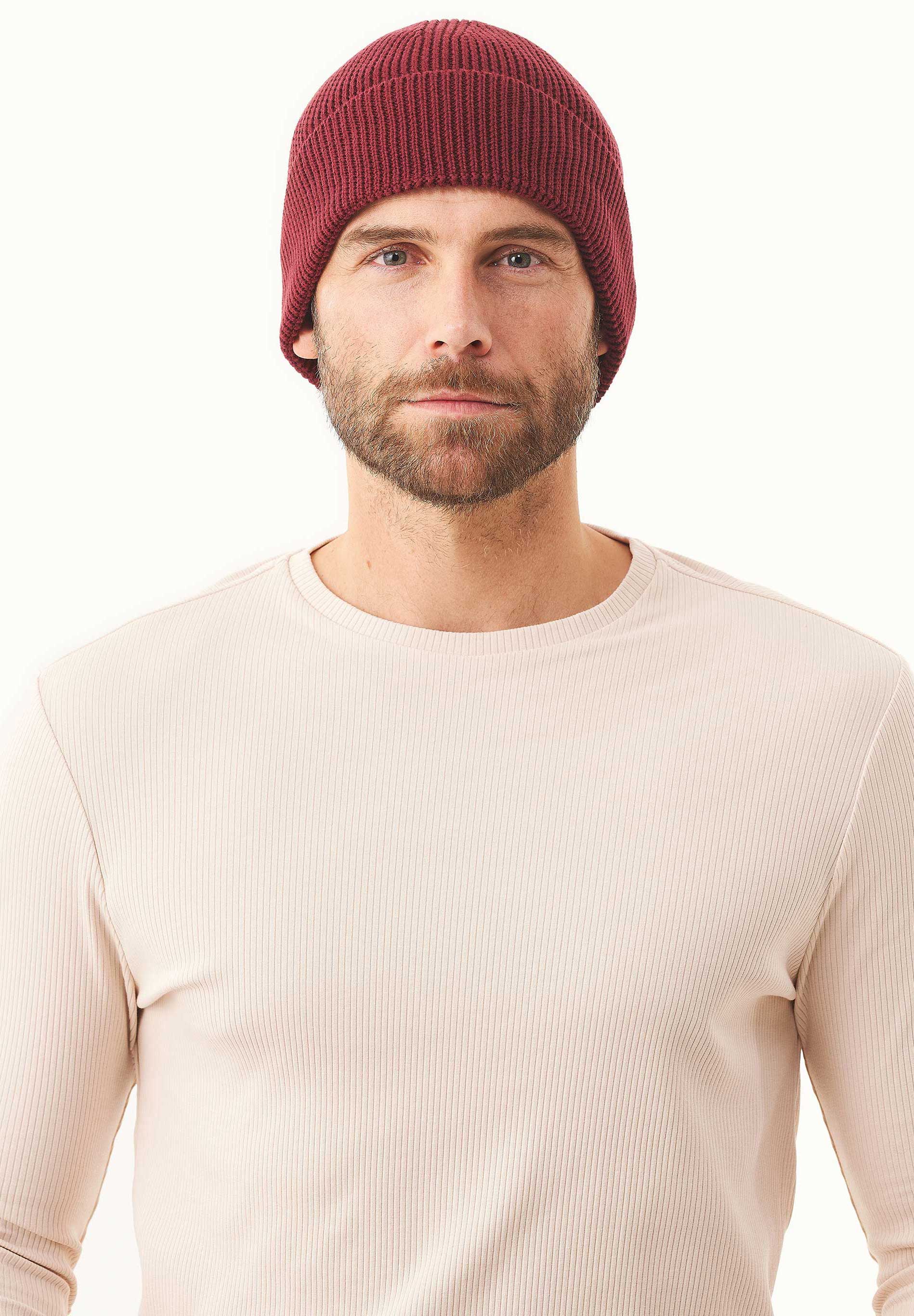 Unisex Strick-Beanie aus Bio-Baumwolle