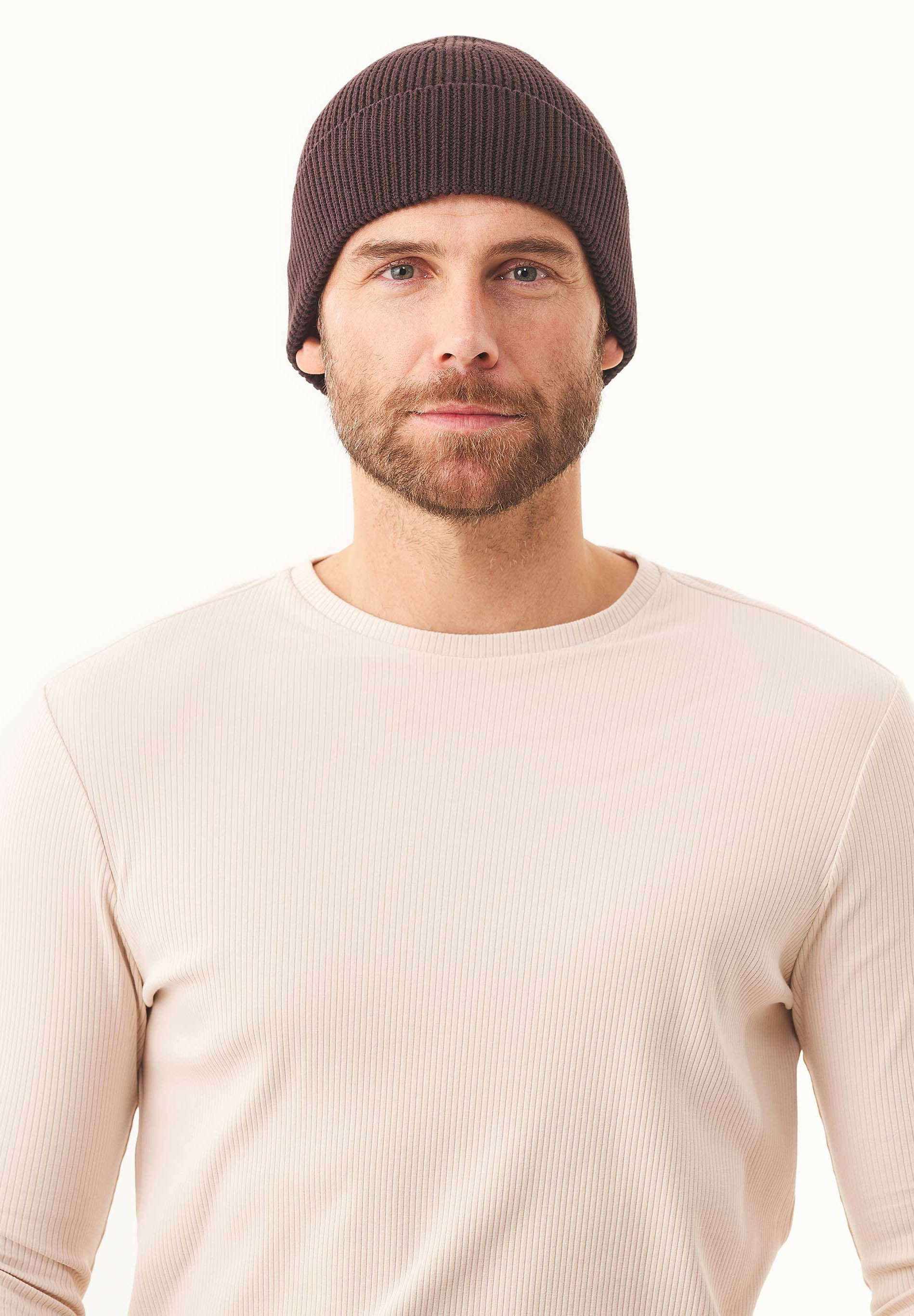 Unisex Strick-Beanie aus Bio-Baumwolle