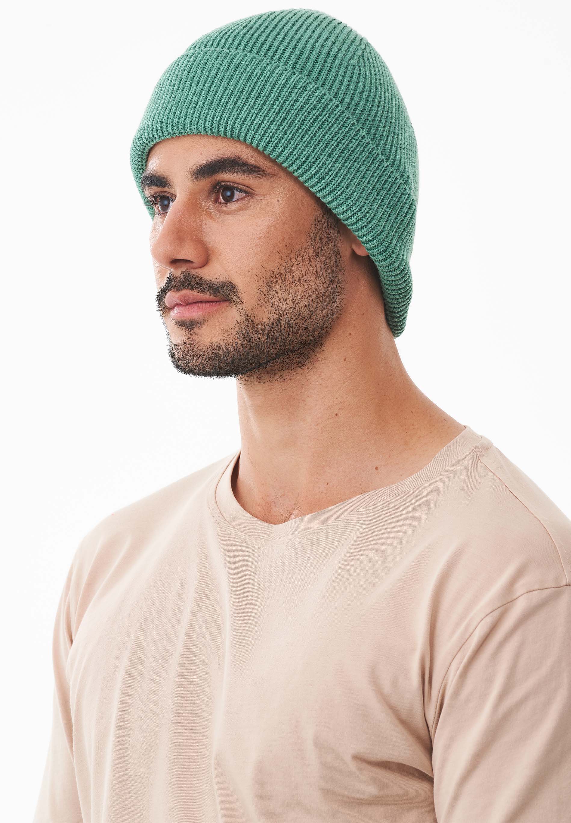 Unisex Strick-Beanie aus Bio-Baumwolle