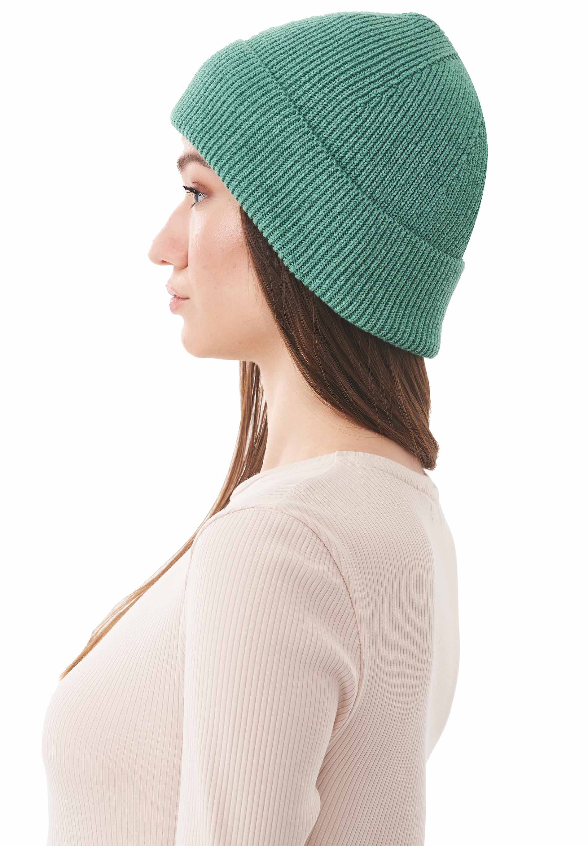 Unisex Strick-Beanie aus Bio-Baumwolle