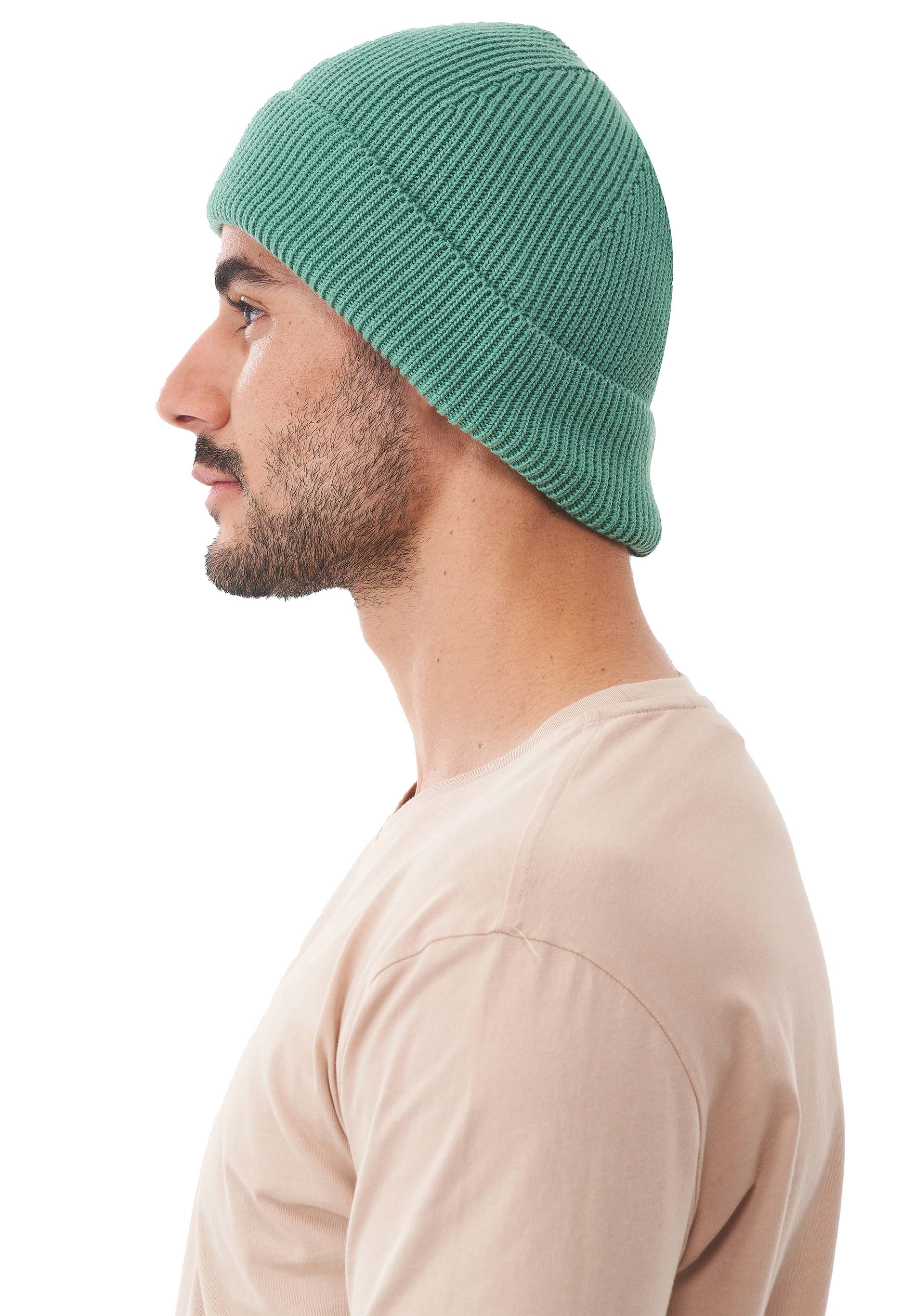 Unisex Strick-Beanie aus Bio-Baumwolle
