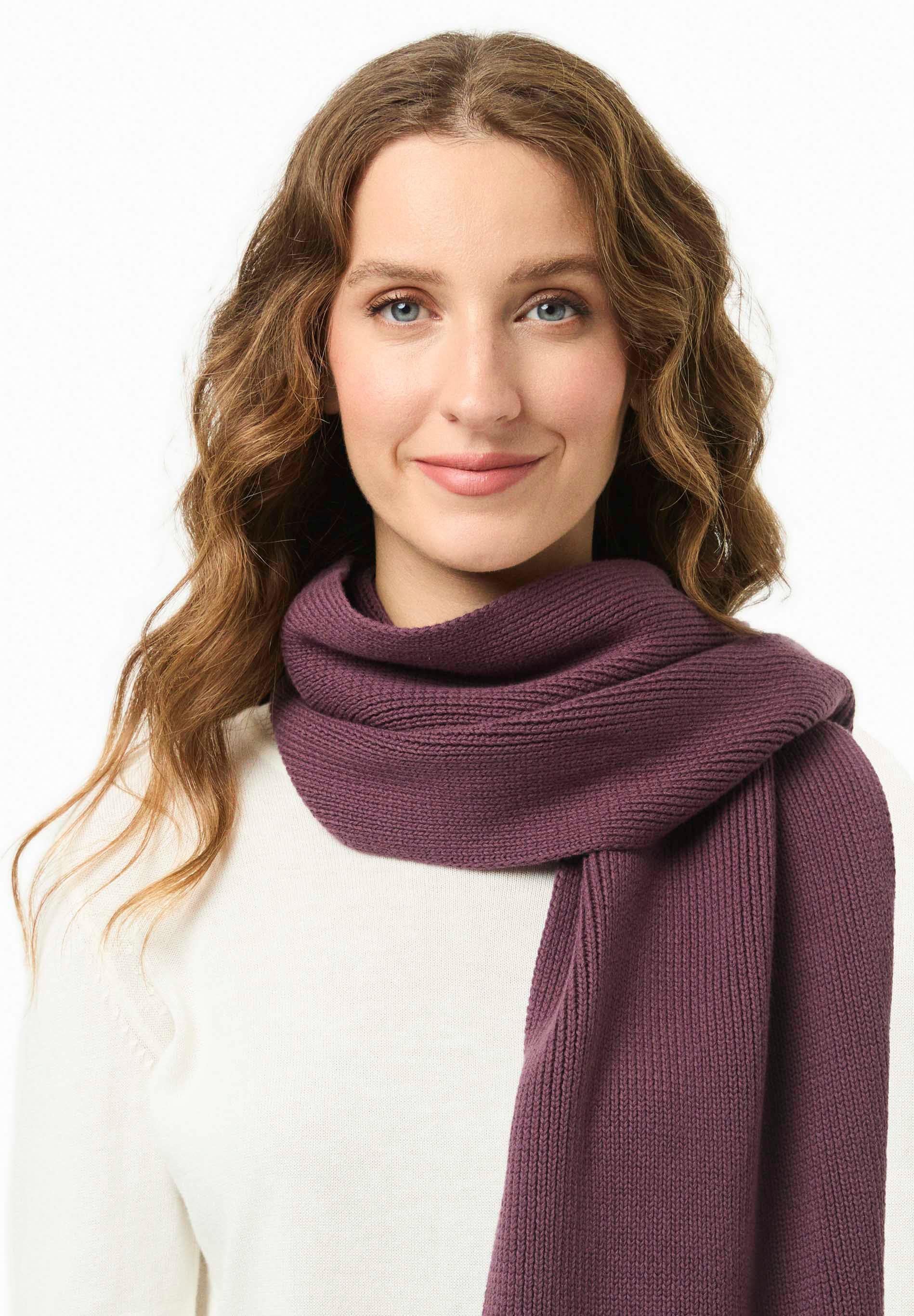 Unisex Strickschal aus Bio-Baumwolle