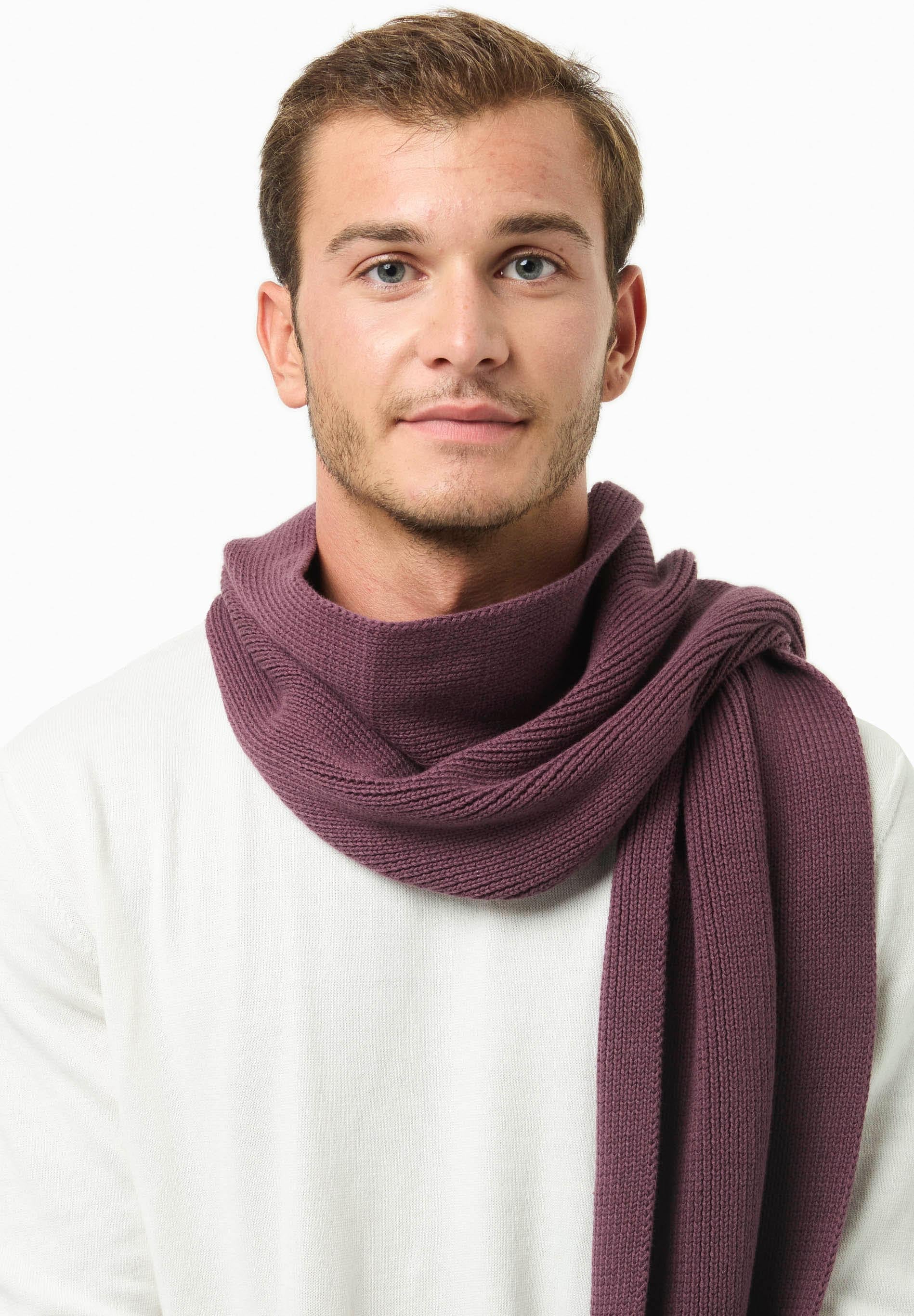 Unisex Strickschal aus Bio-Baumwolle