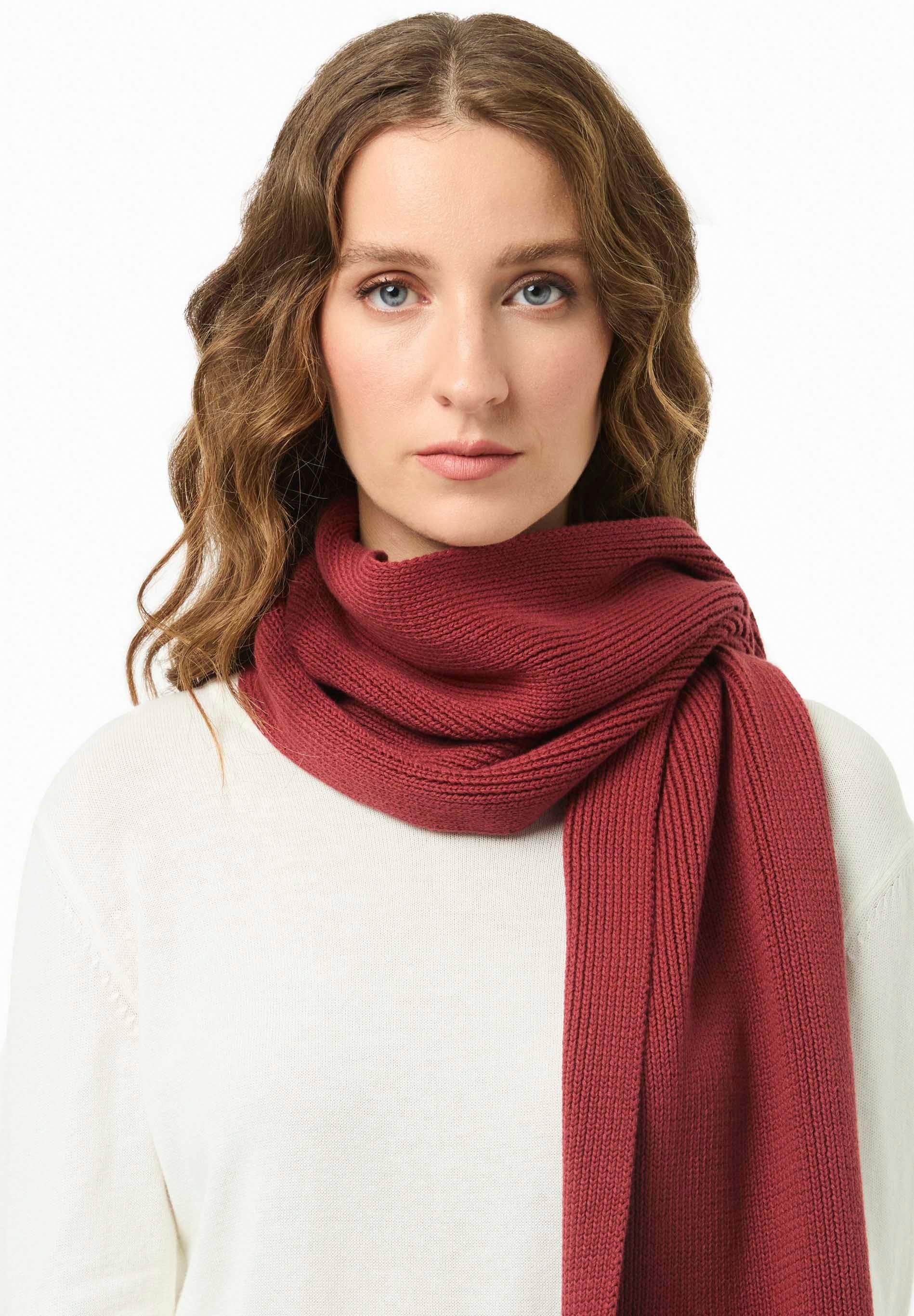 Unisex Strickschal aus Bio-Baumwolle