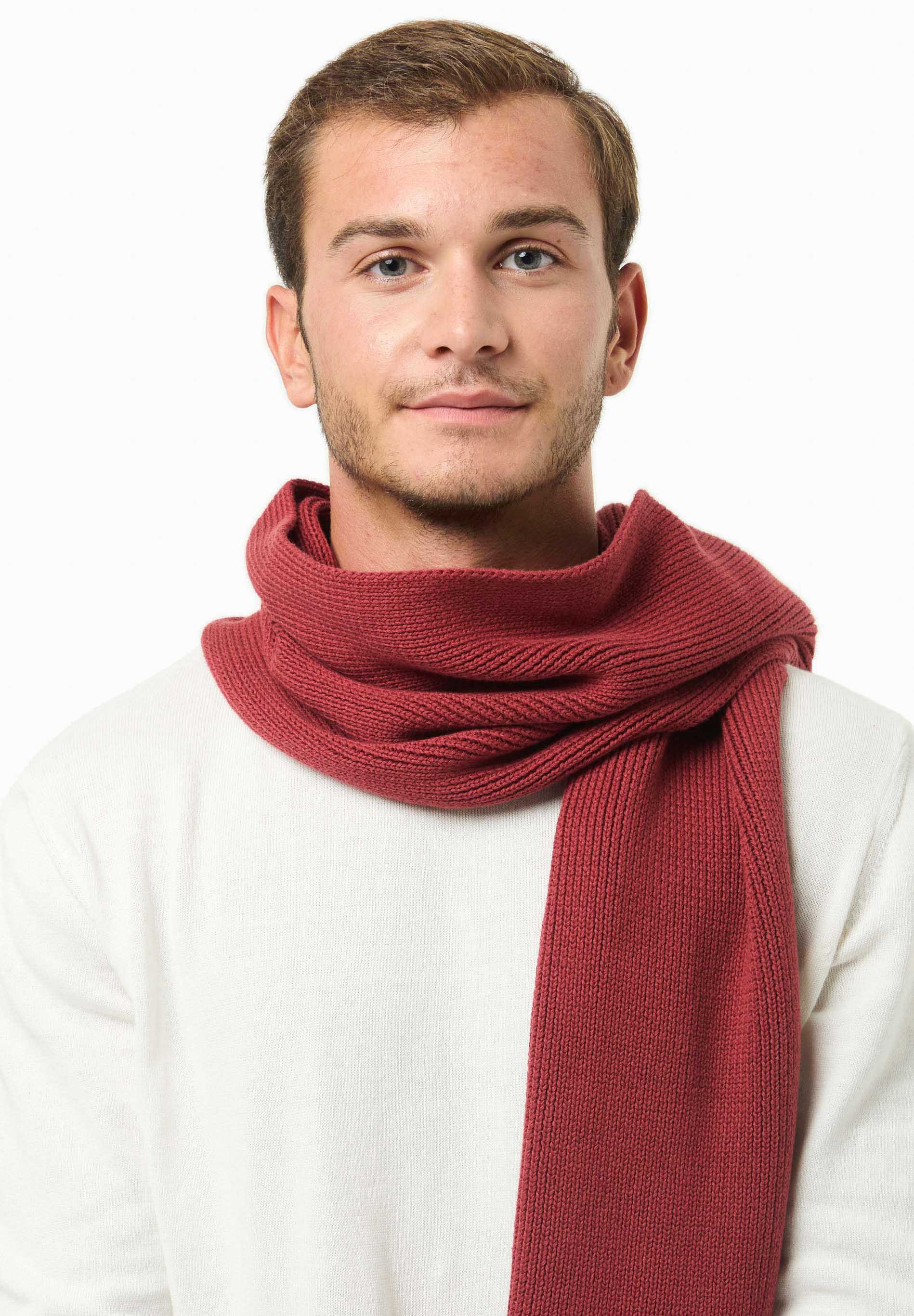 Unisex Strickschal aus Bio-Baumwolle