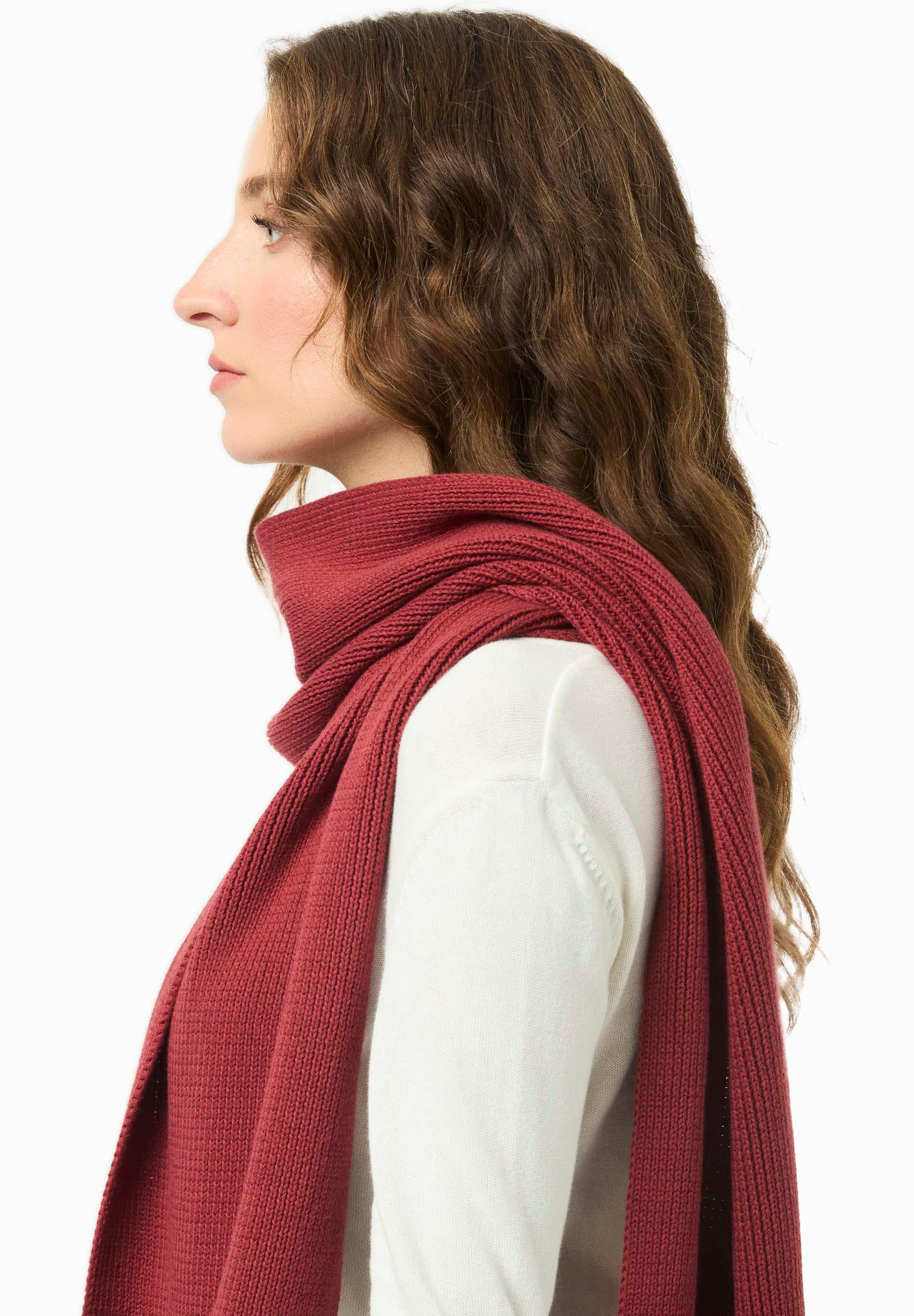 Unisex Strickschal aus Bio-Baumwolle