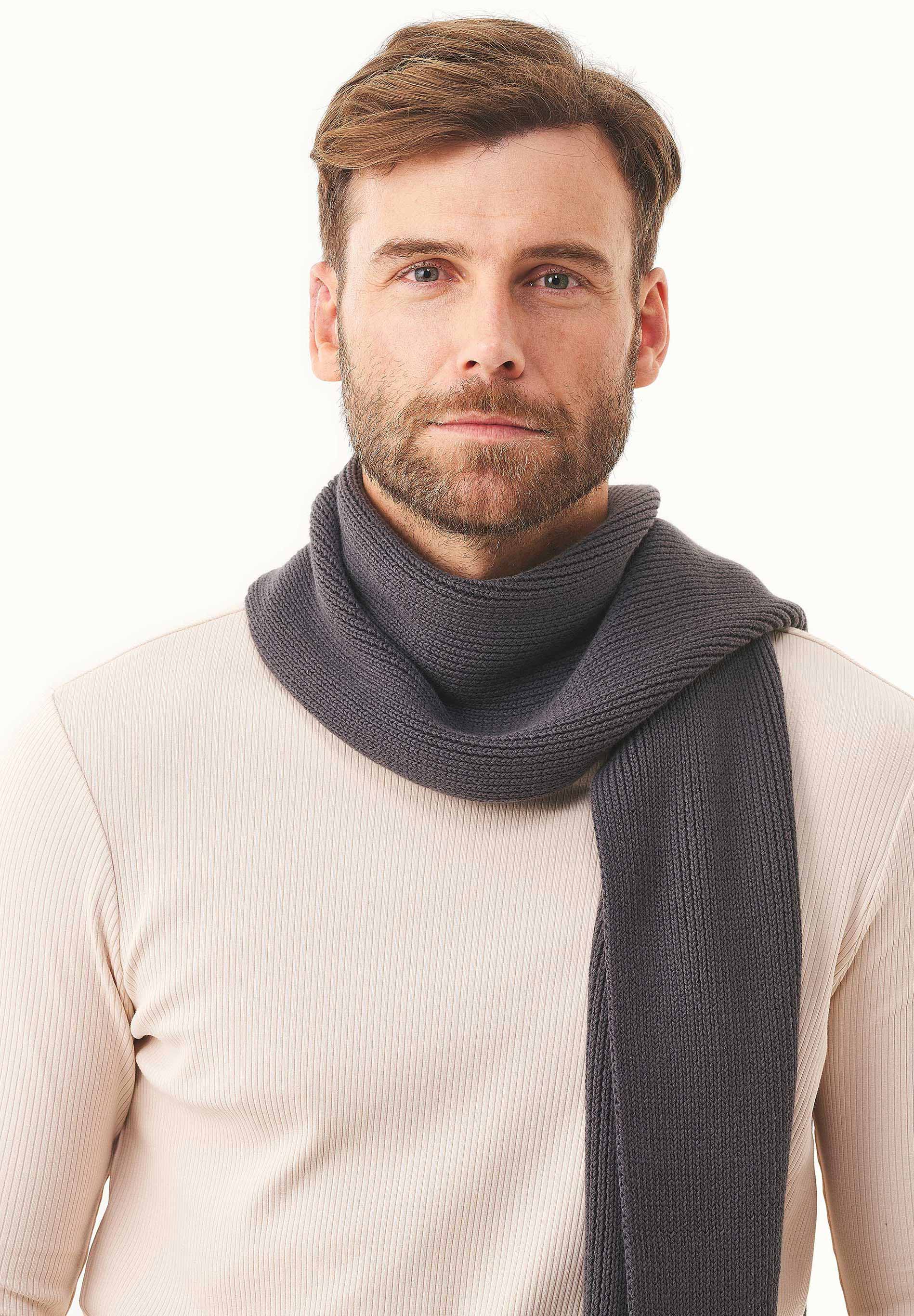 Unisex Strickschal aus Bio-Baumwolle