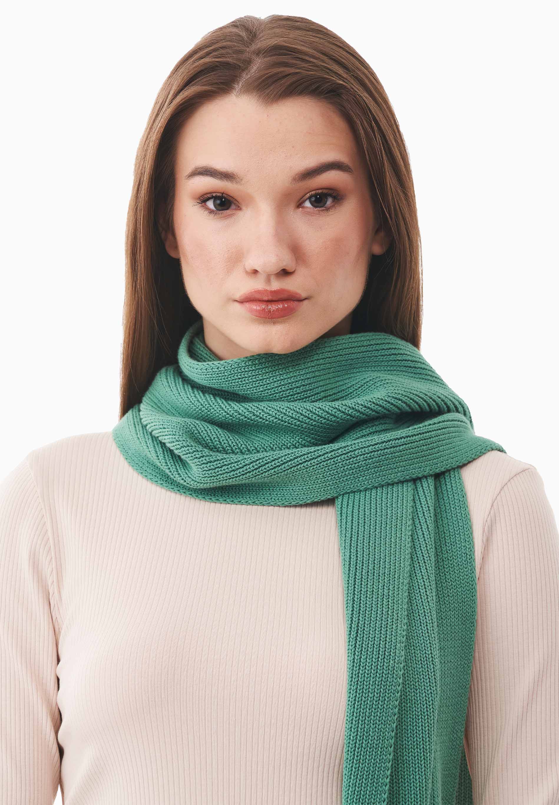 Unisex Strickschal aus Bio-Baumwolle