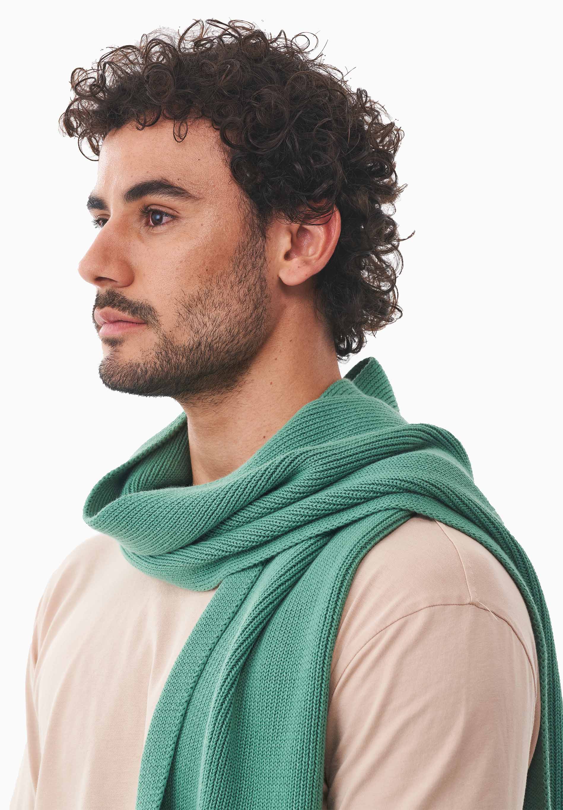 Unisex Strickschal aus Bio-Baumwolle