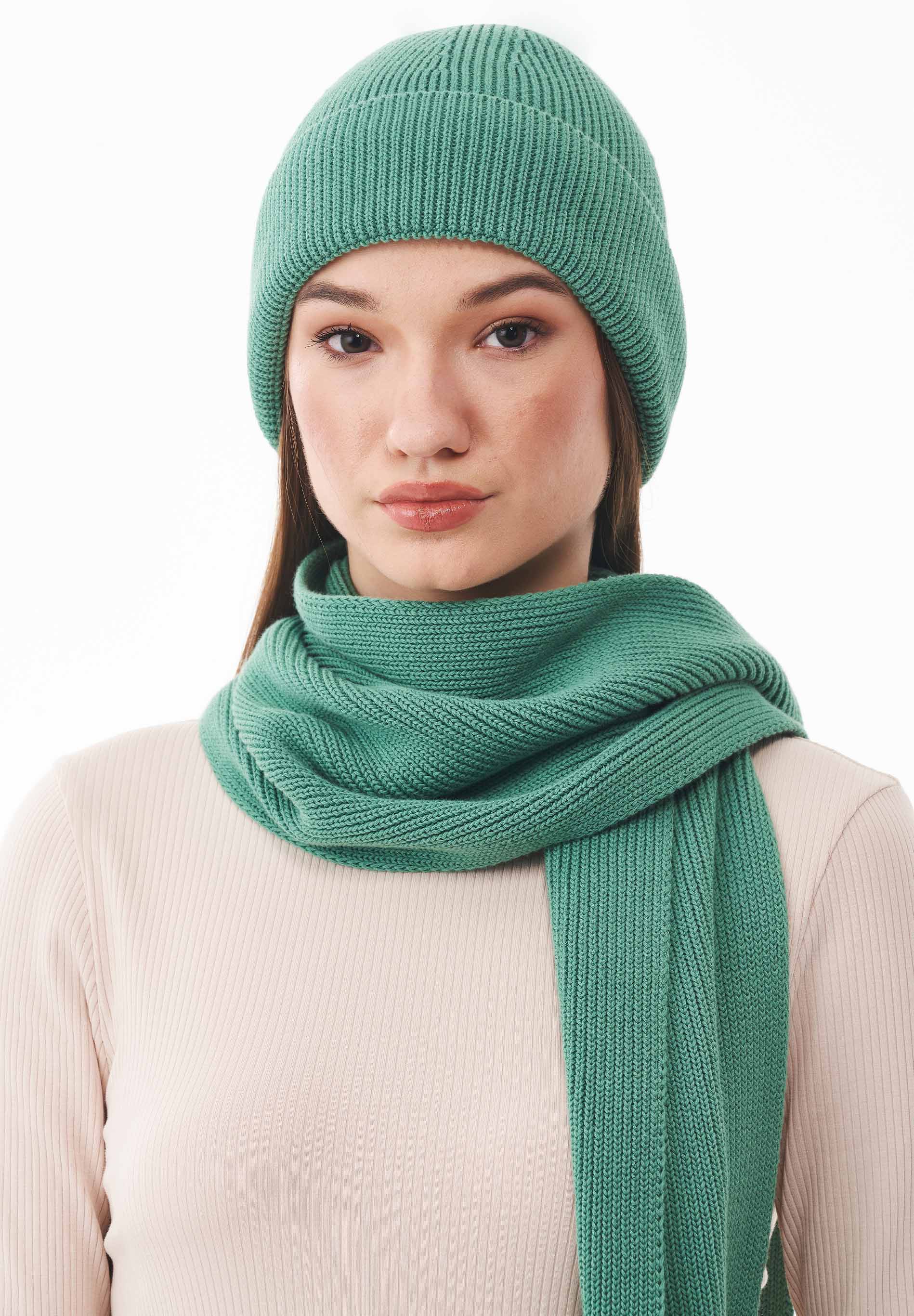 Unisex Strickschal aus Bio-Baumwolle