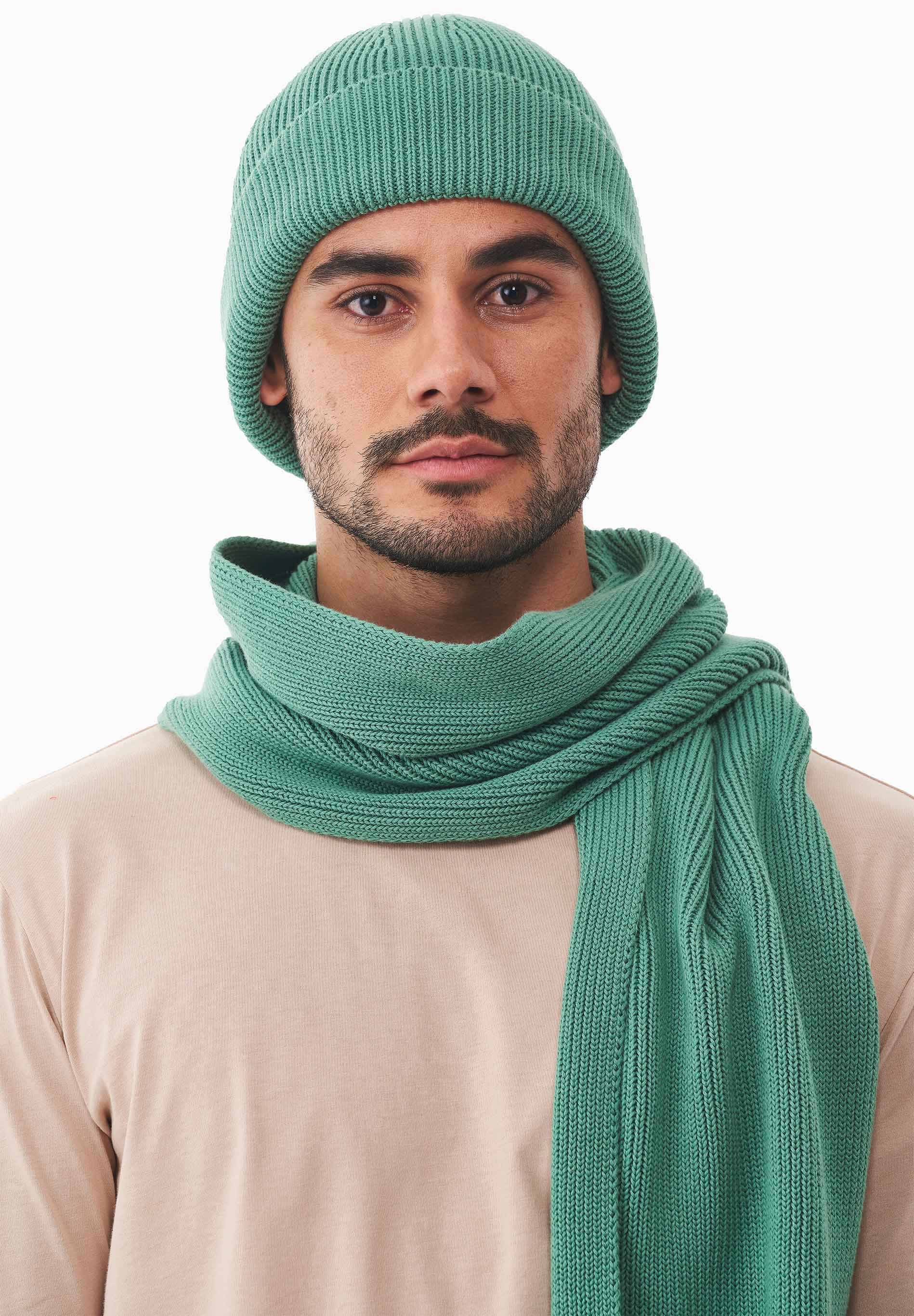Unisex Strickschal aus Bio-Baumwolle