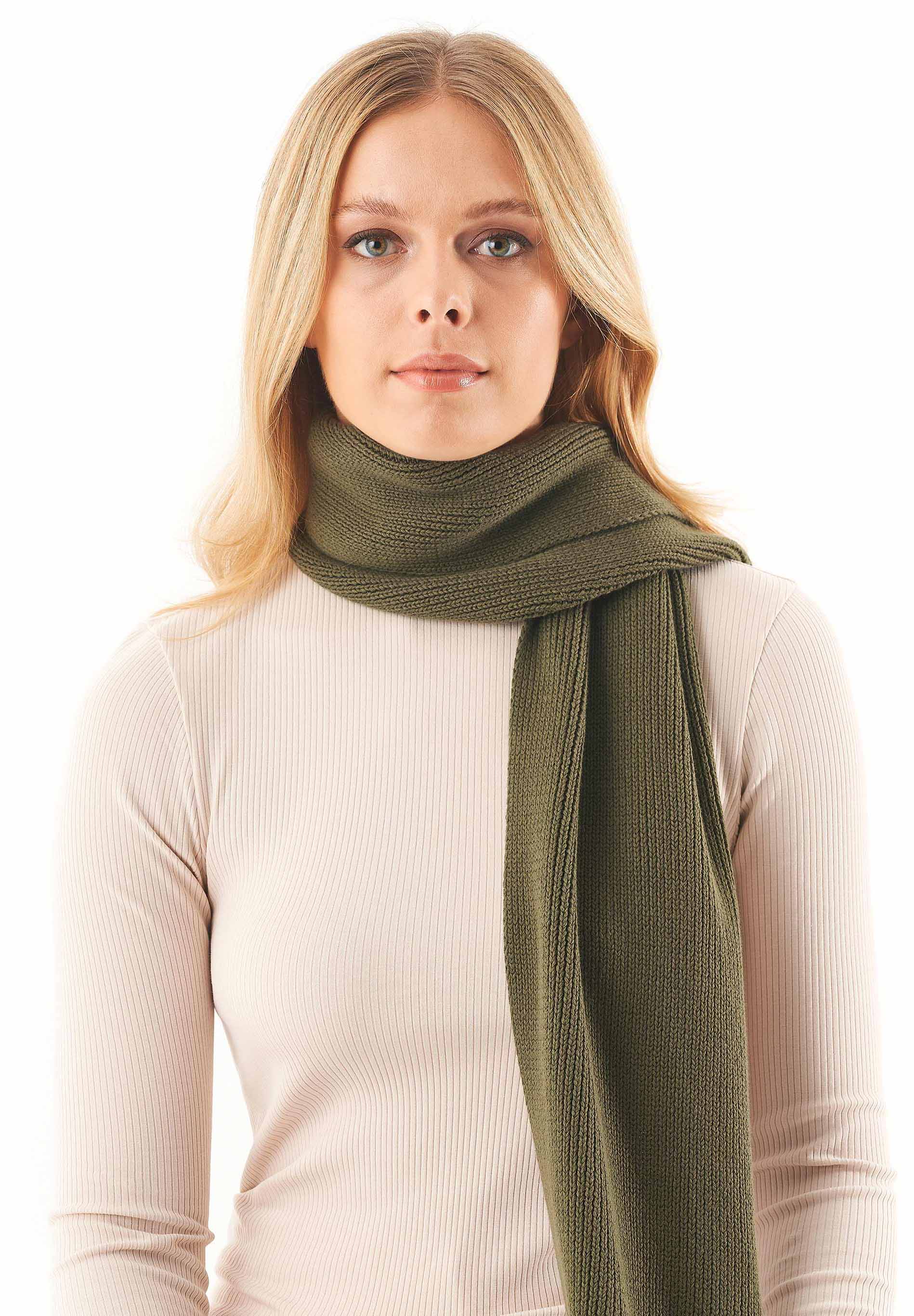Unisex Strickschal aus Bio-Baumwolle