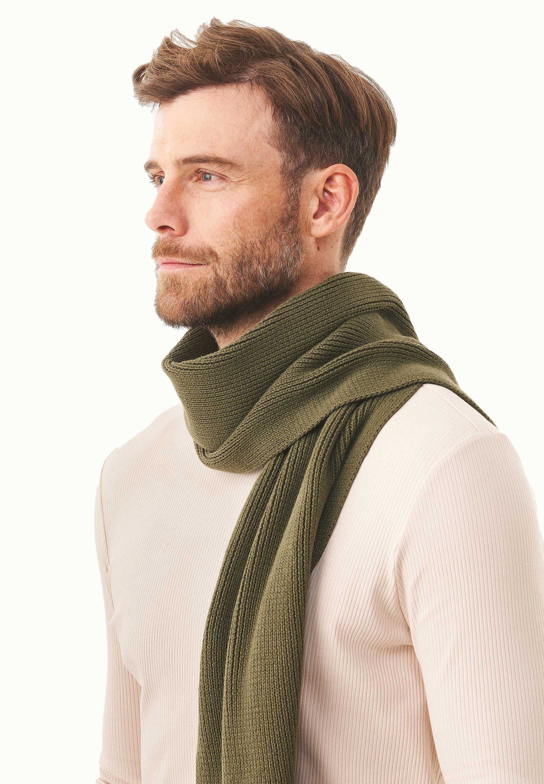 Unisex Strickschal aus Bio-Baumwolle