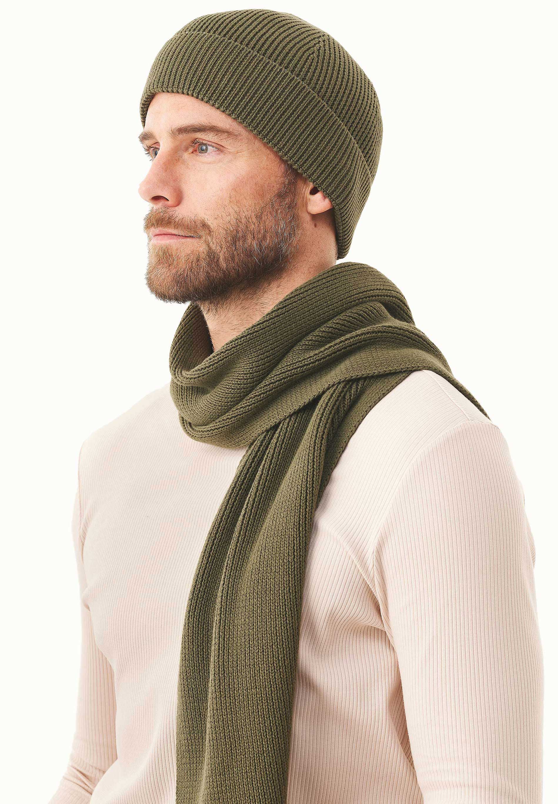 Unisex Strickschal aus Bio-Baumwolle