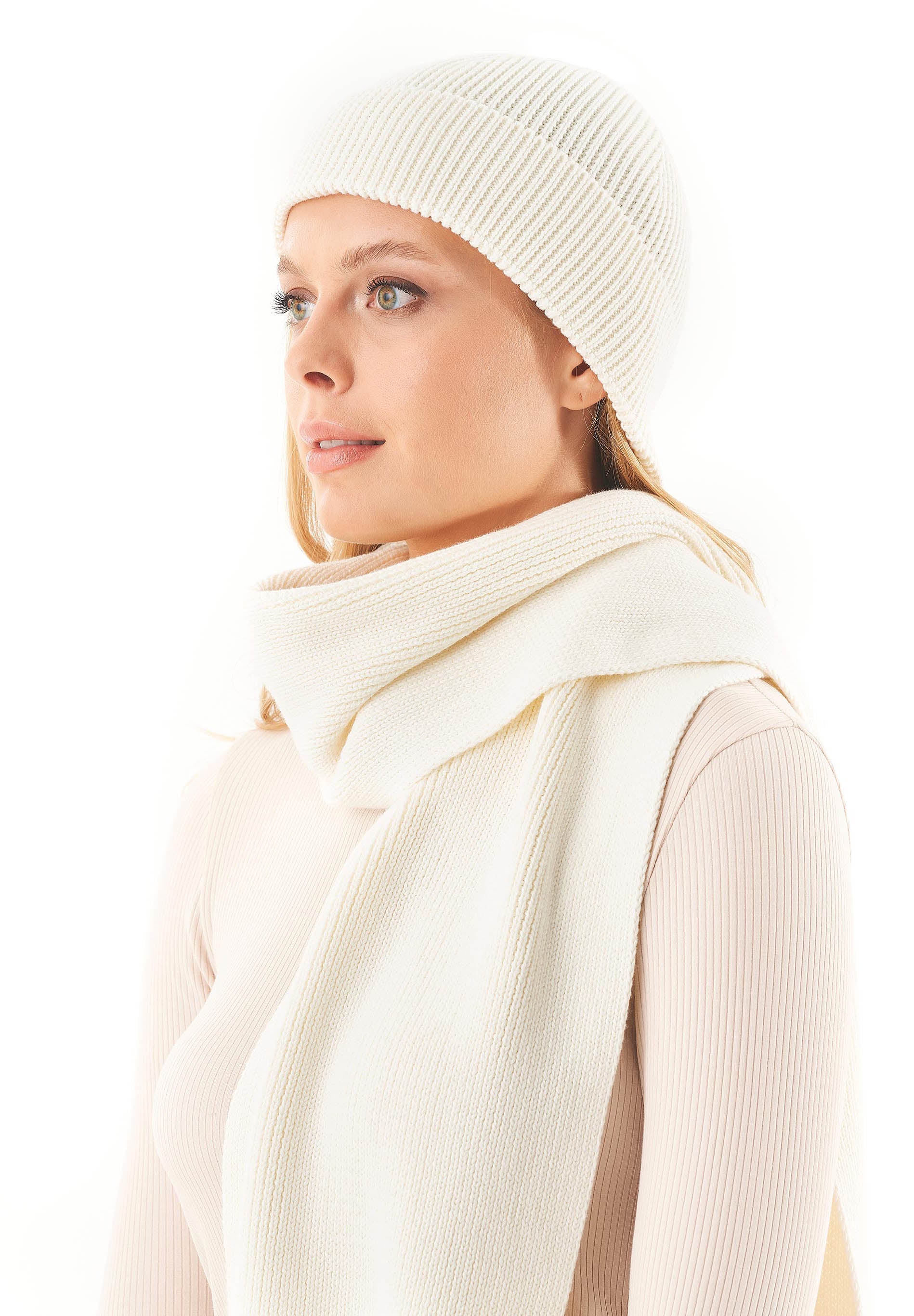 Unisex Strickschal aus Bio-Baumwolle