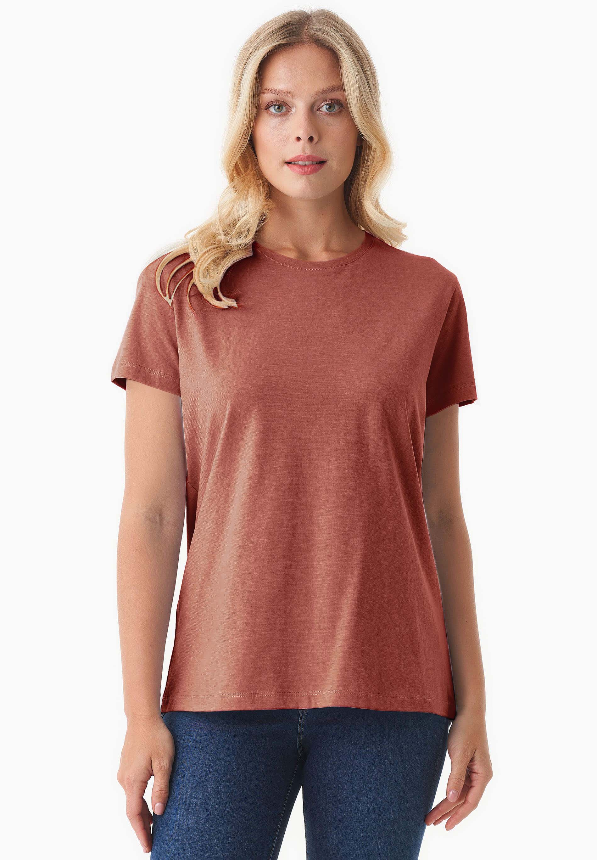Basic T-Shirt aus Bio-Baumwolle