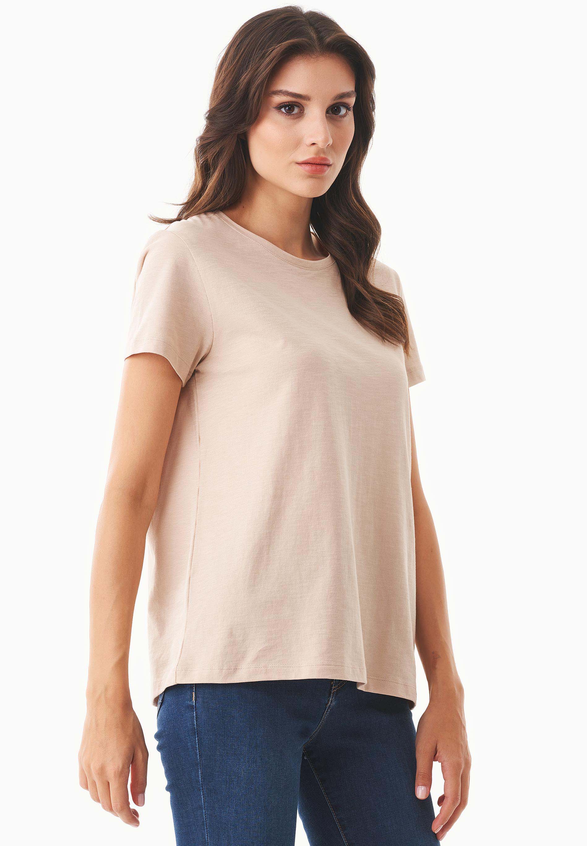 Basic T-Shirt aus Bio-Baumwolle
