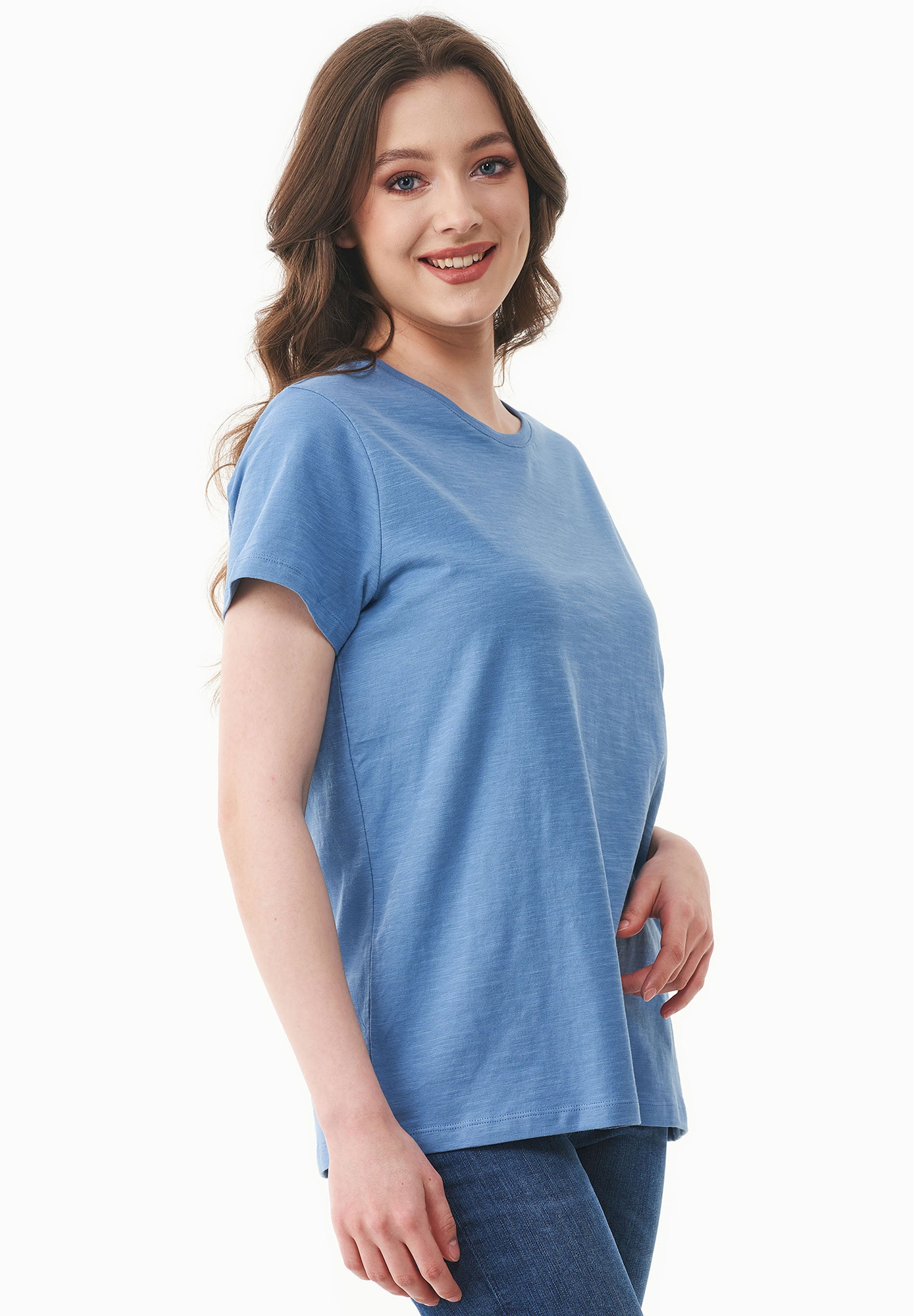 Basic T-Shirt aus Bio-Baumwolle