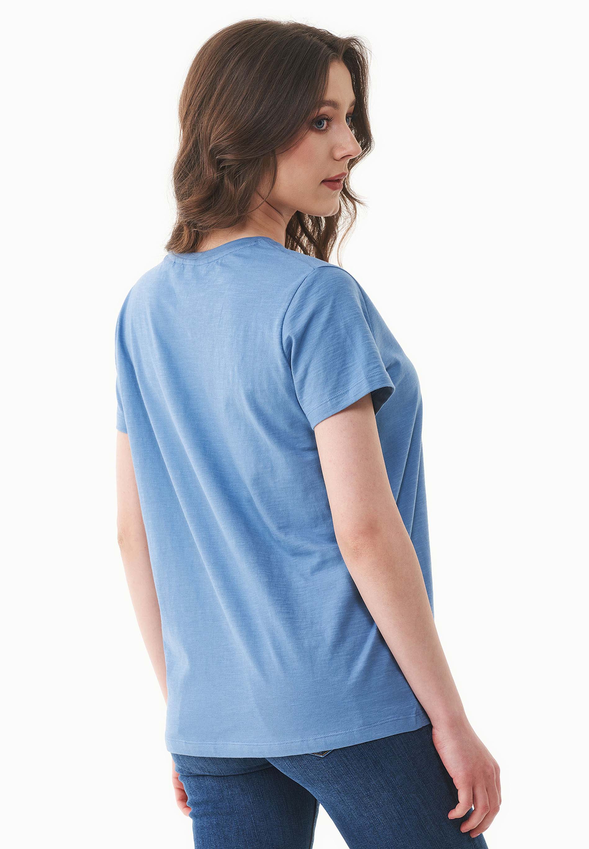 Basic T-Shirt aus Bio-Baumwolle