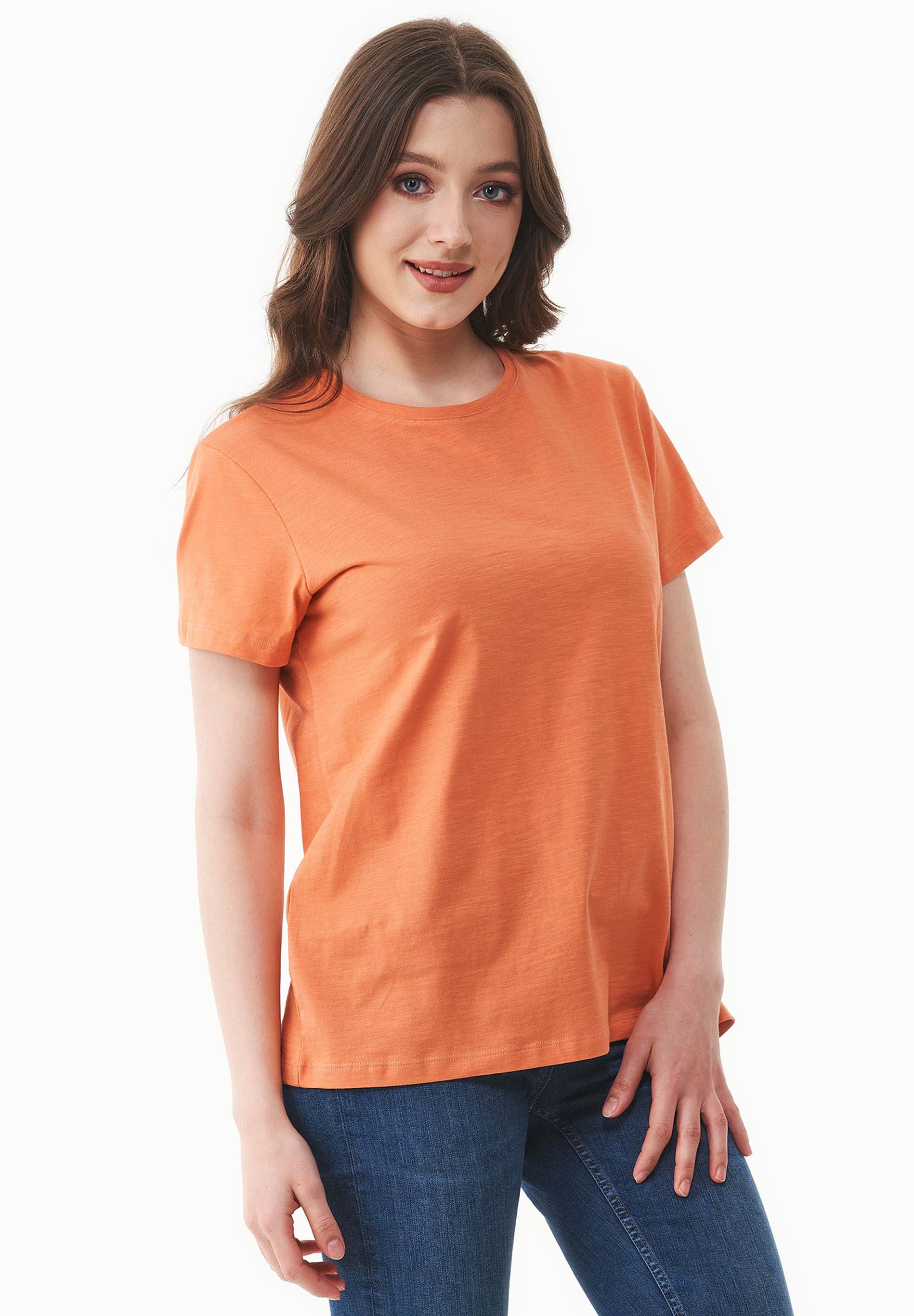 Basic T-Shirt aus Bio-Baumwolle