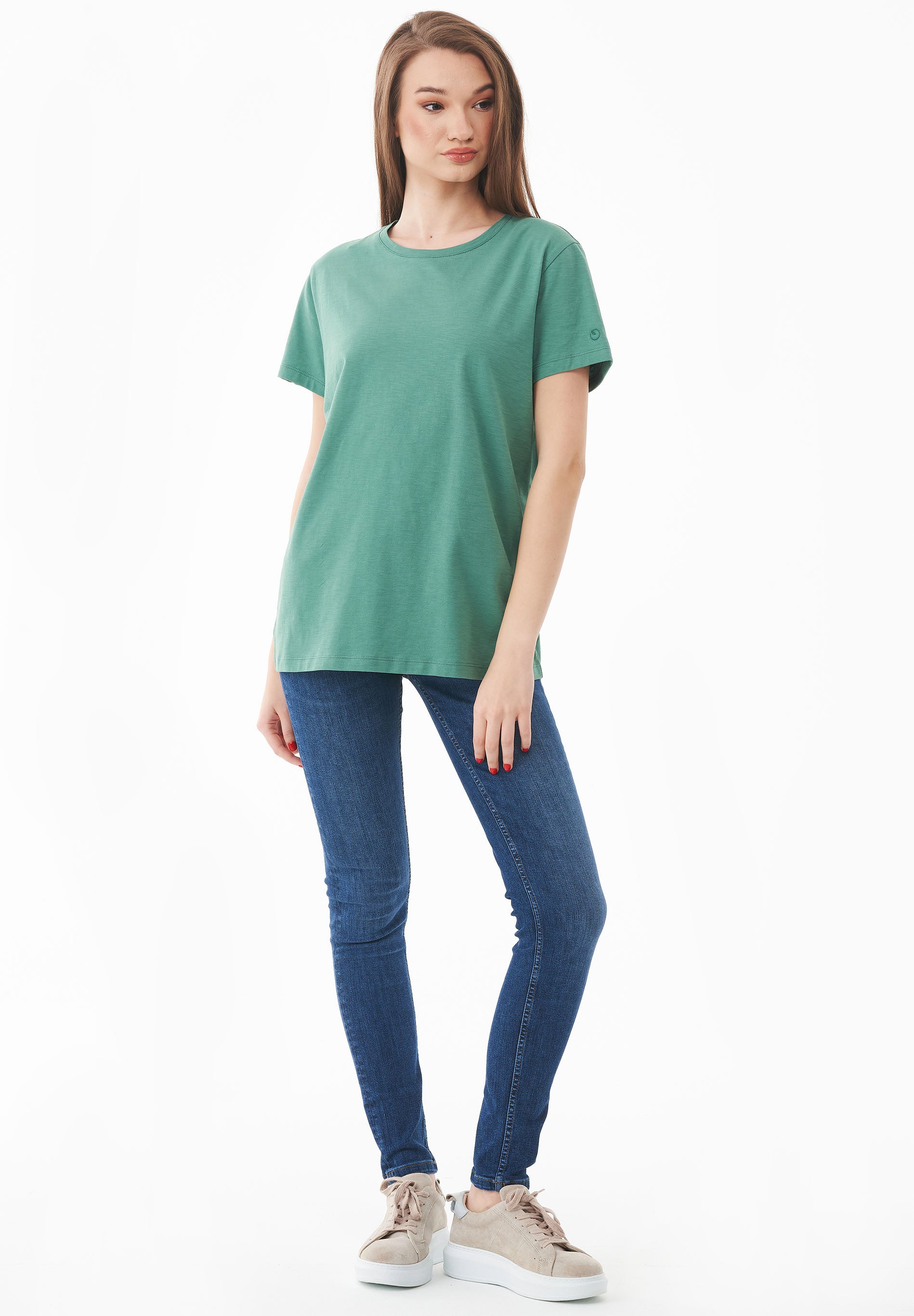 Basic T-Shirt aus Bio-Baumwolle