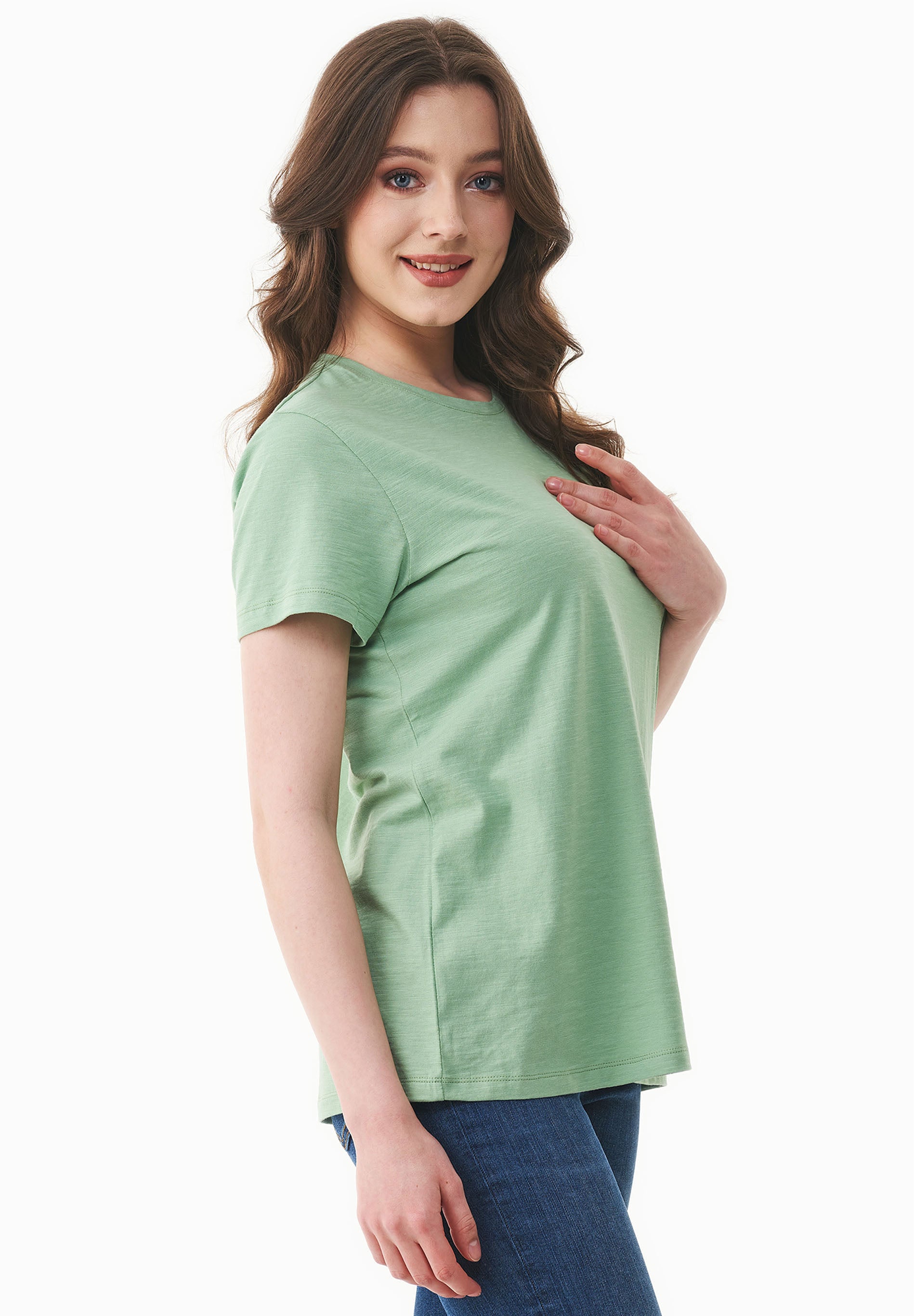 Basic T-Shirt aus Bio-Baumwolle