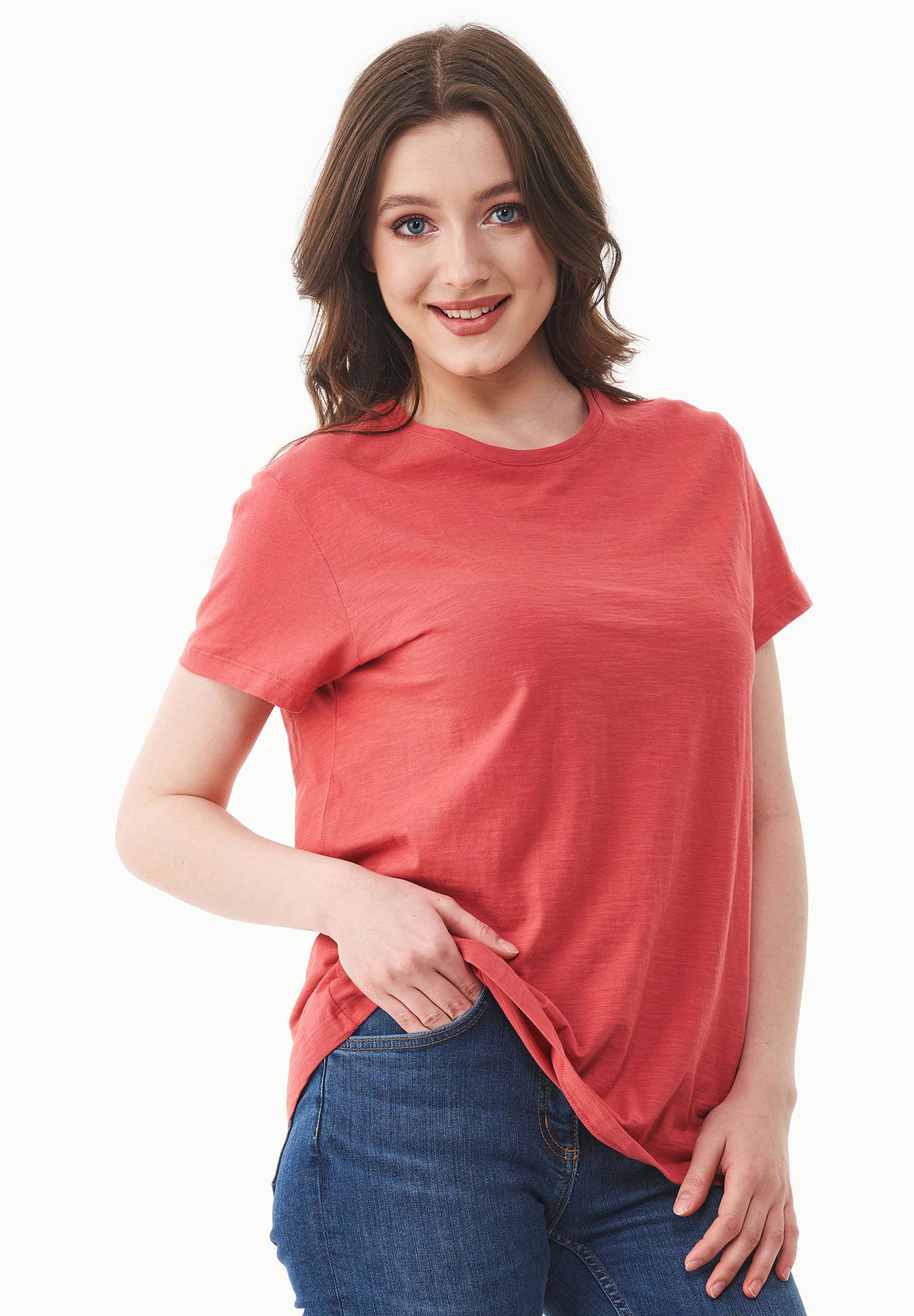 Basic T-Shirt aus Bio-Baumwolle