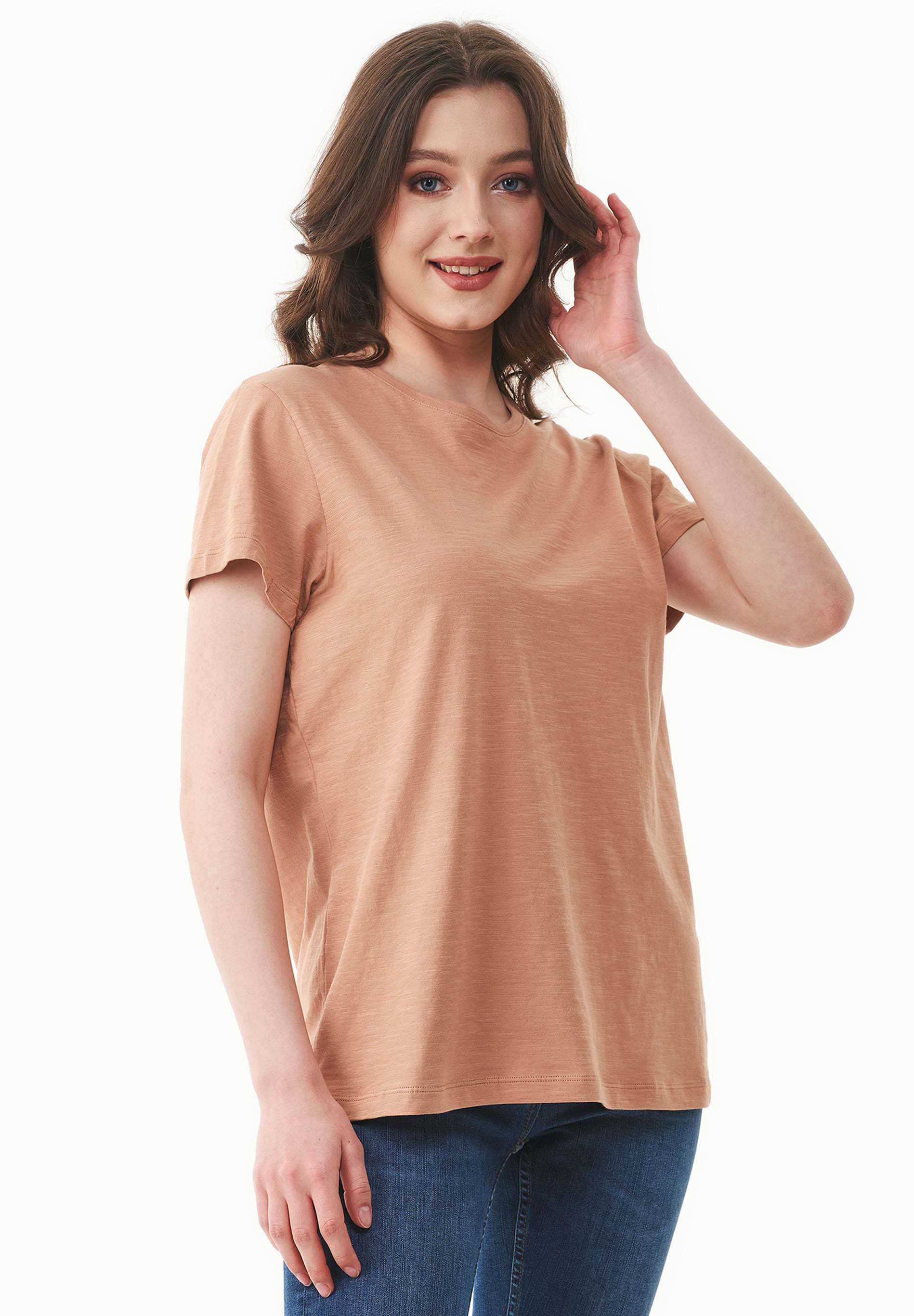 Basic T-Shirt aus Bio-Baumwolle