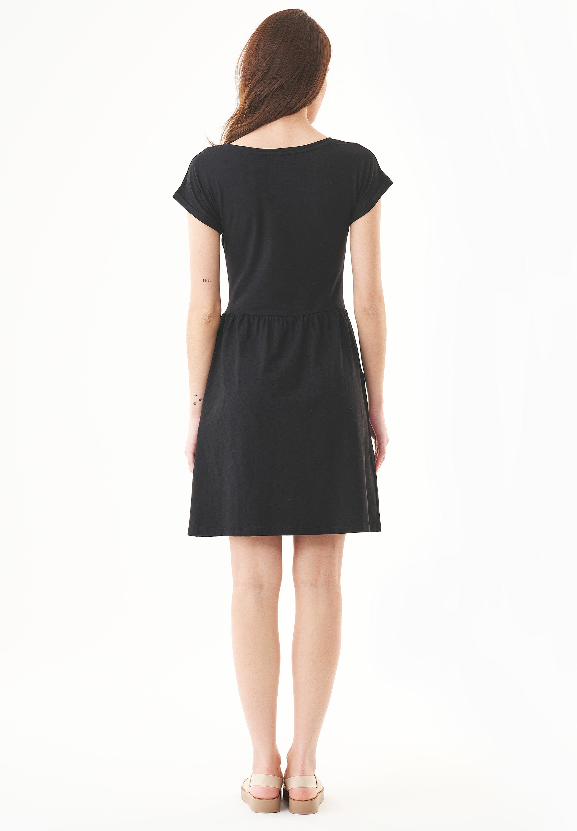 Slub-Jersey-Kleid aus Bio-Baumwolle