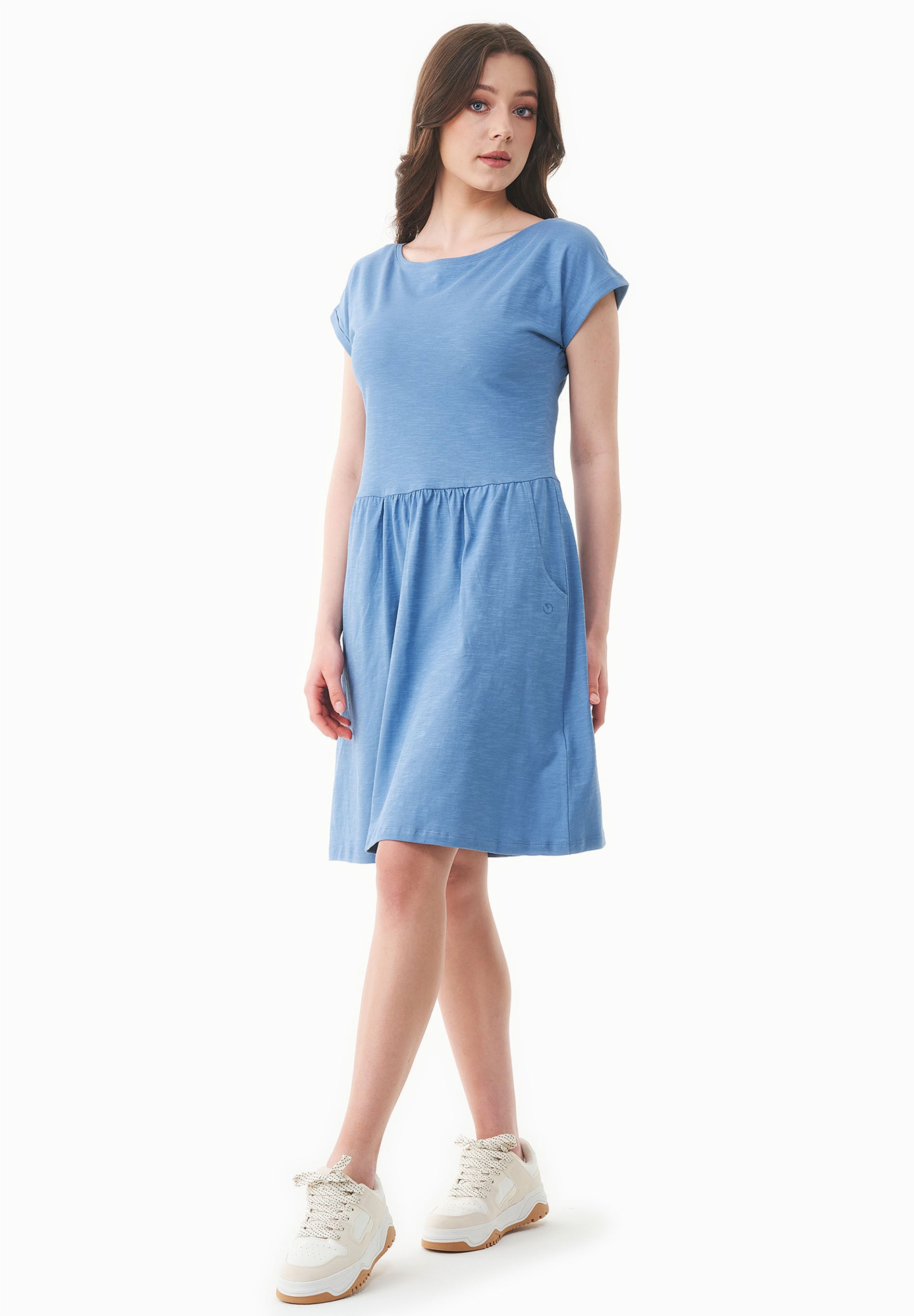 Slub-Jersey-Kleid aus Bio-Baumwolle
