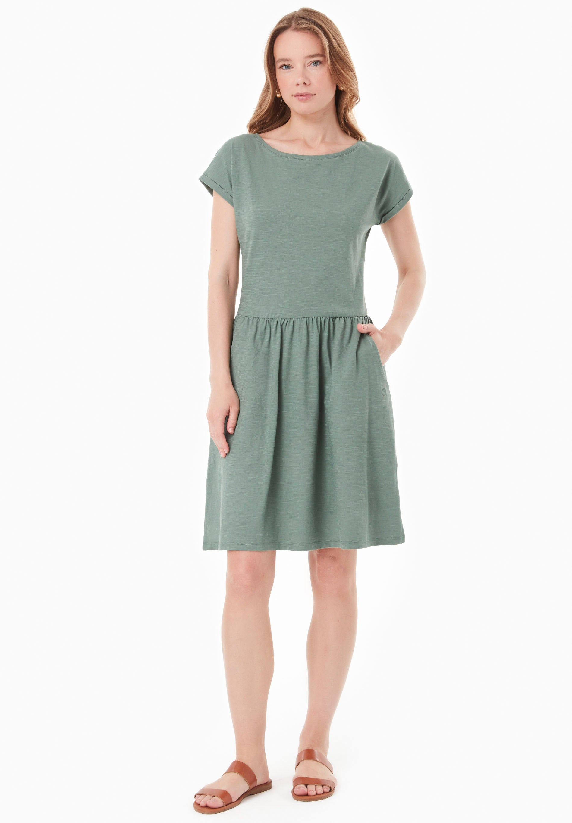 Slub-Jersey-Kleid aus Bio-Baumwolle