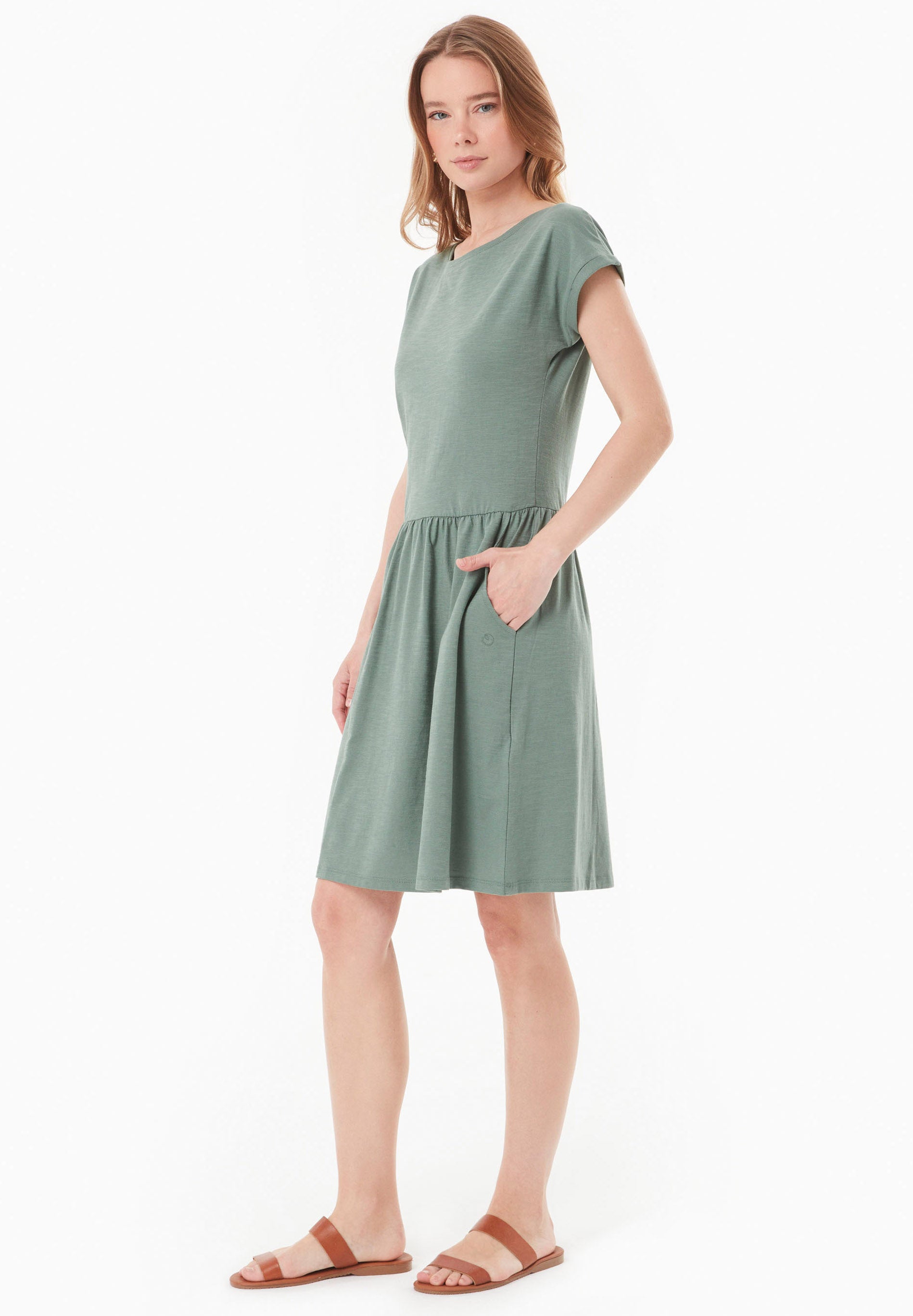 Slub-Jersey-Kleid aus Bio-Baumwolle