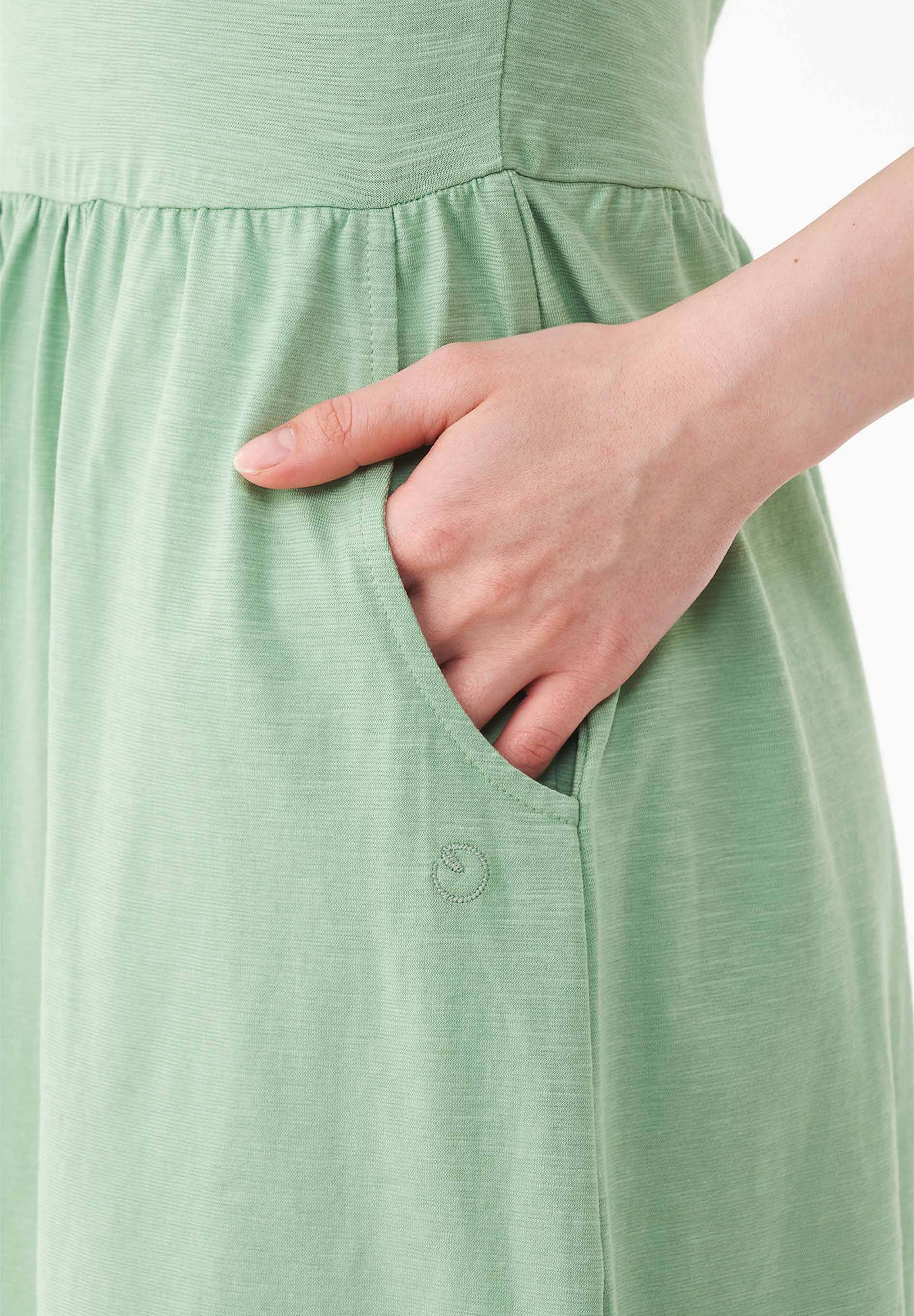 Slub-Jersey-Kleid aus Bio-Baumwolle
