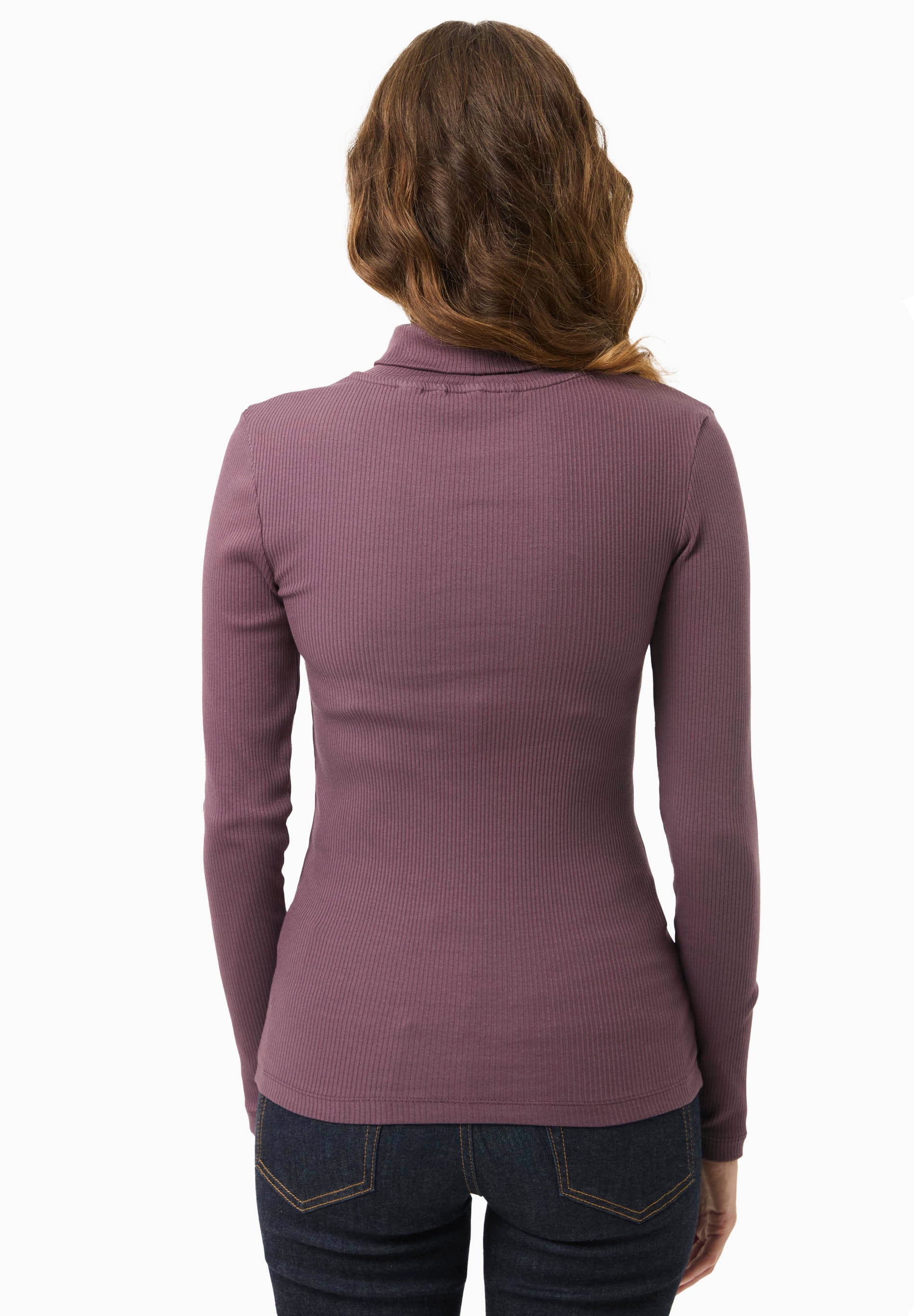 Rollkragenshirt aus Bio-Baumwolle