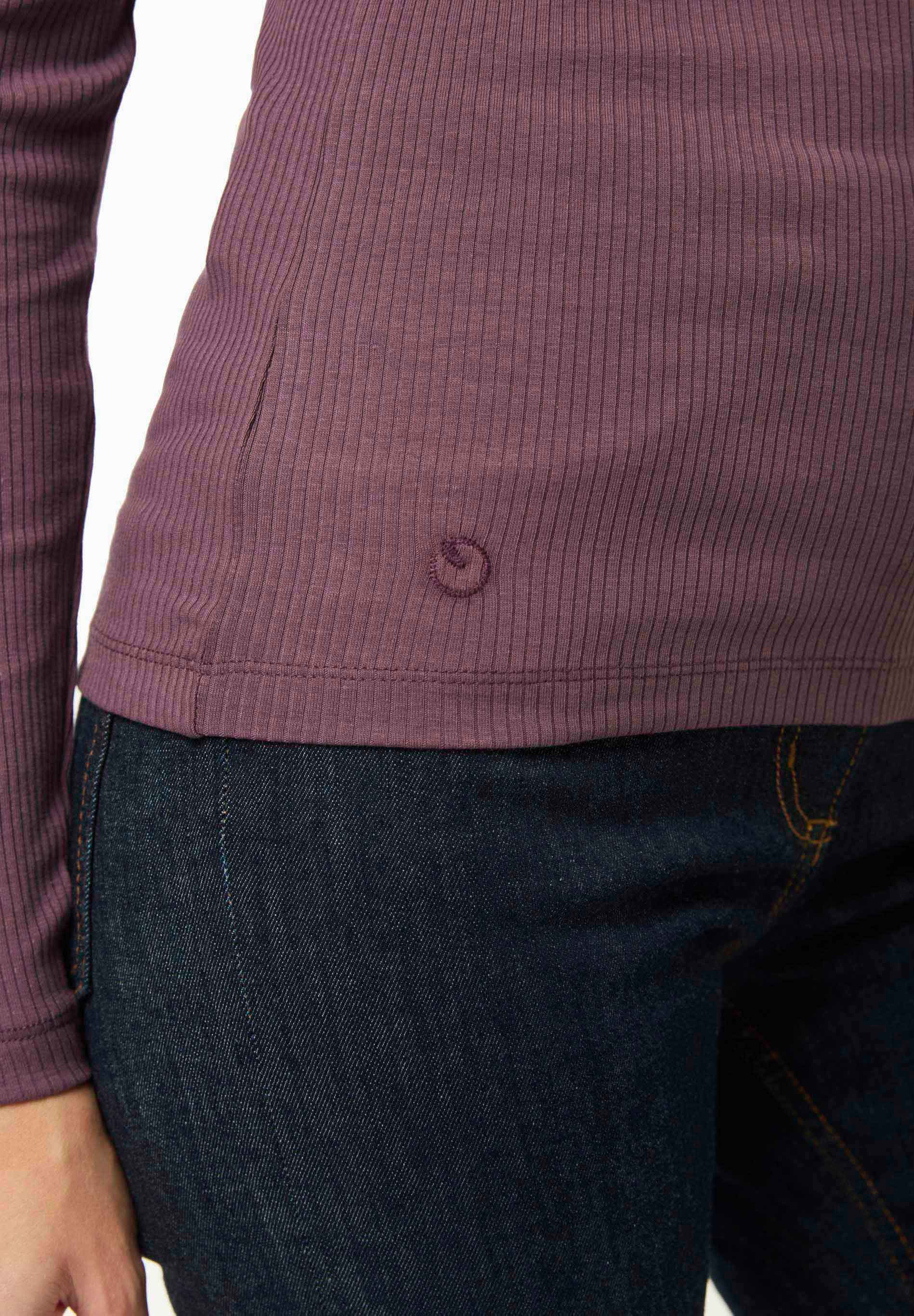 Rollkragenshirt aus Bio-Baumwolle