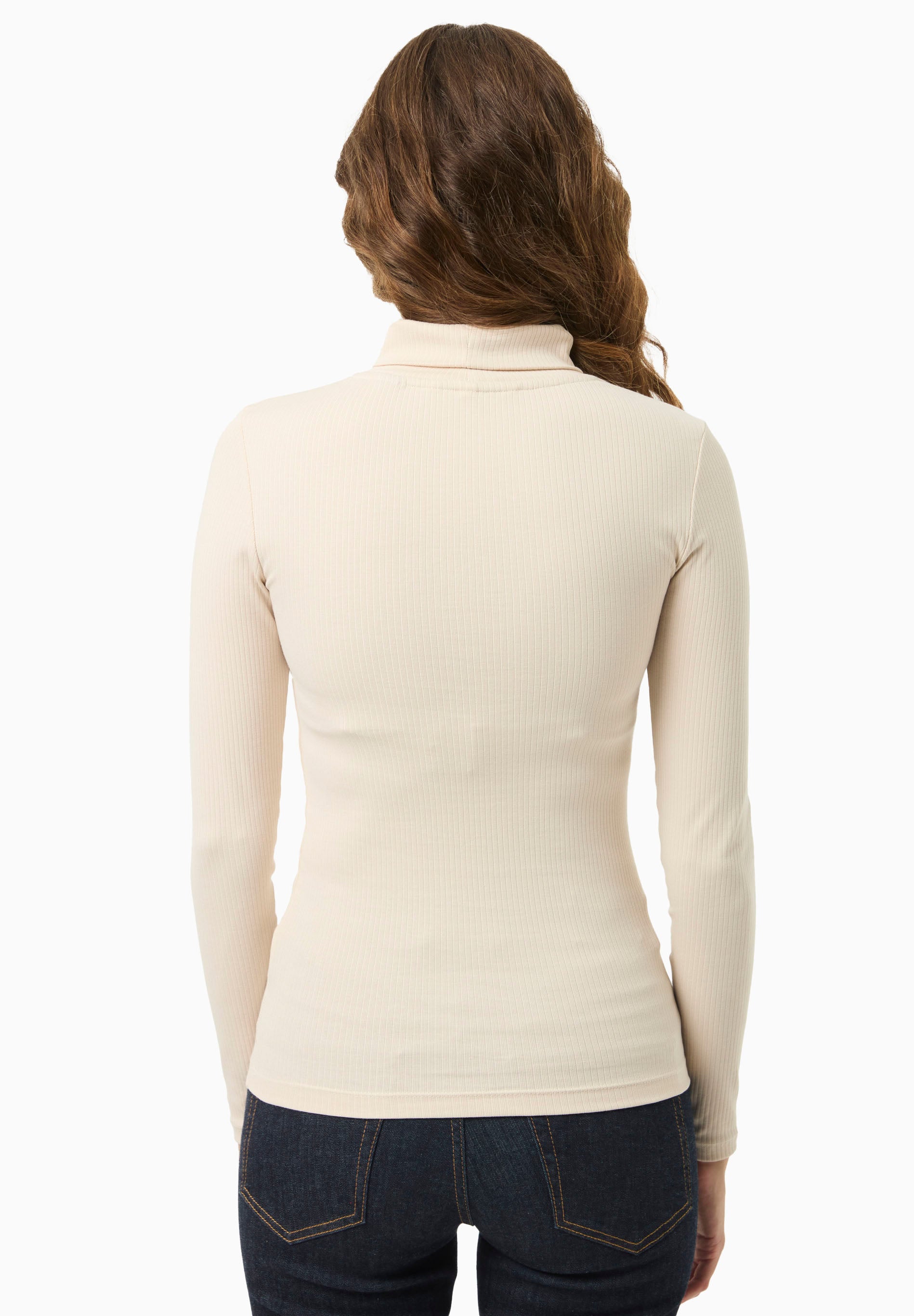 Rollkragenshirt aus Bio-Baumwolle