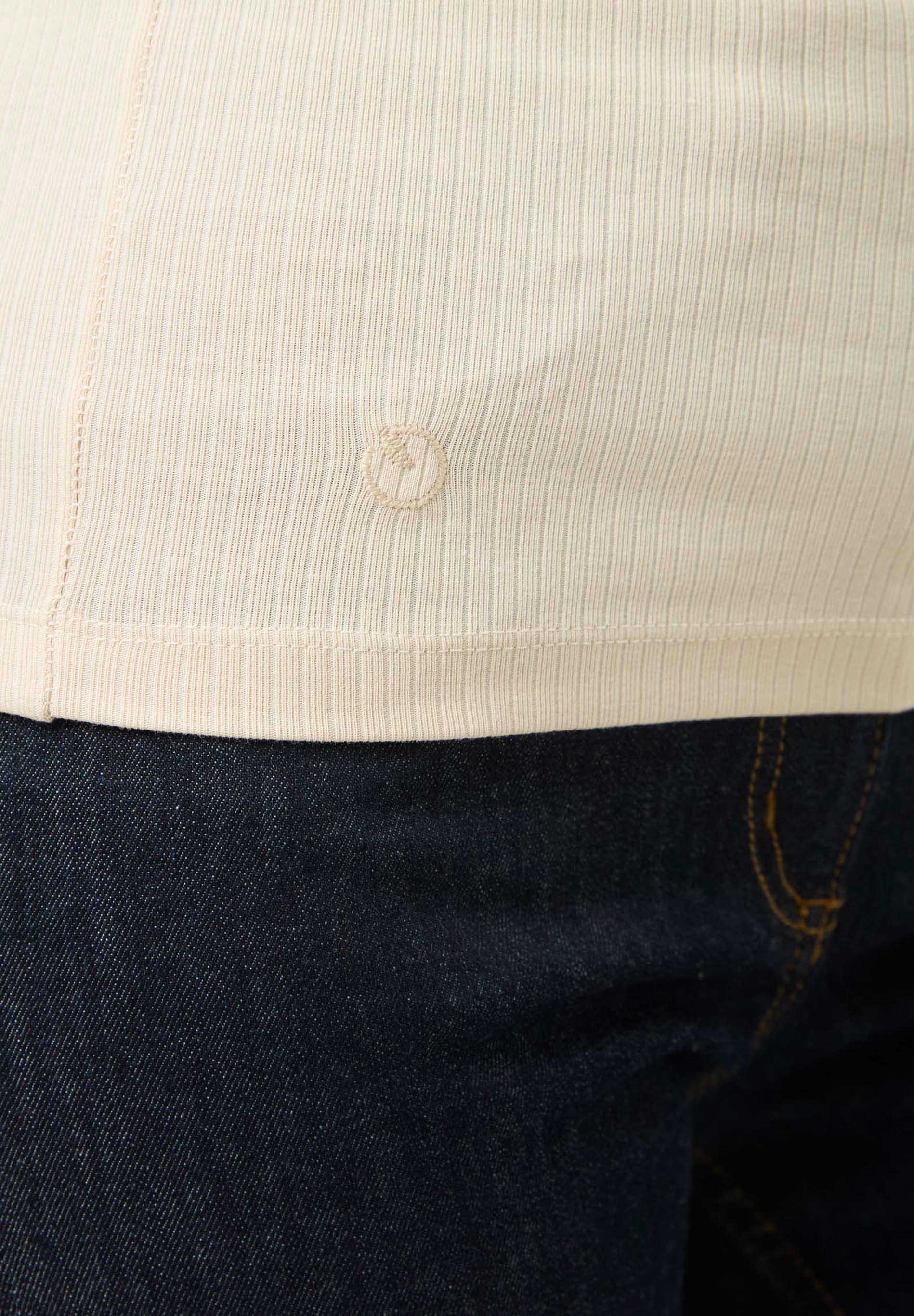 Rollkragenshirt aus Bio-Baumwolle