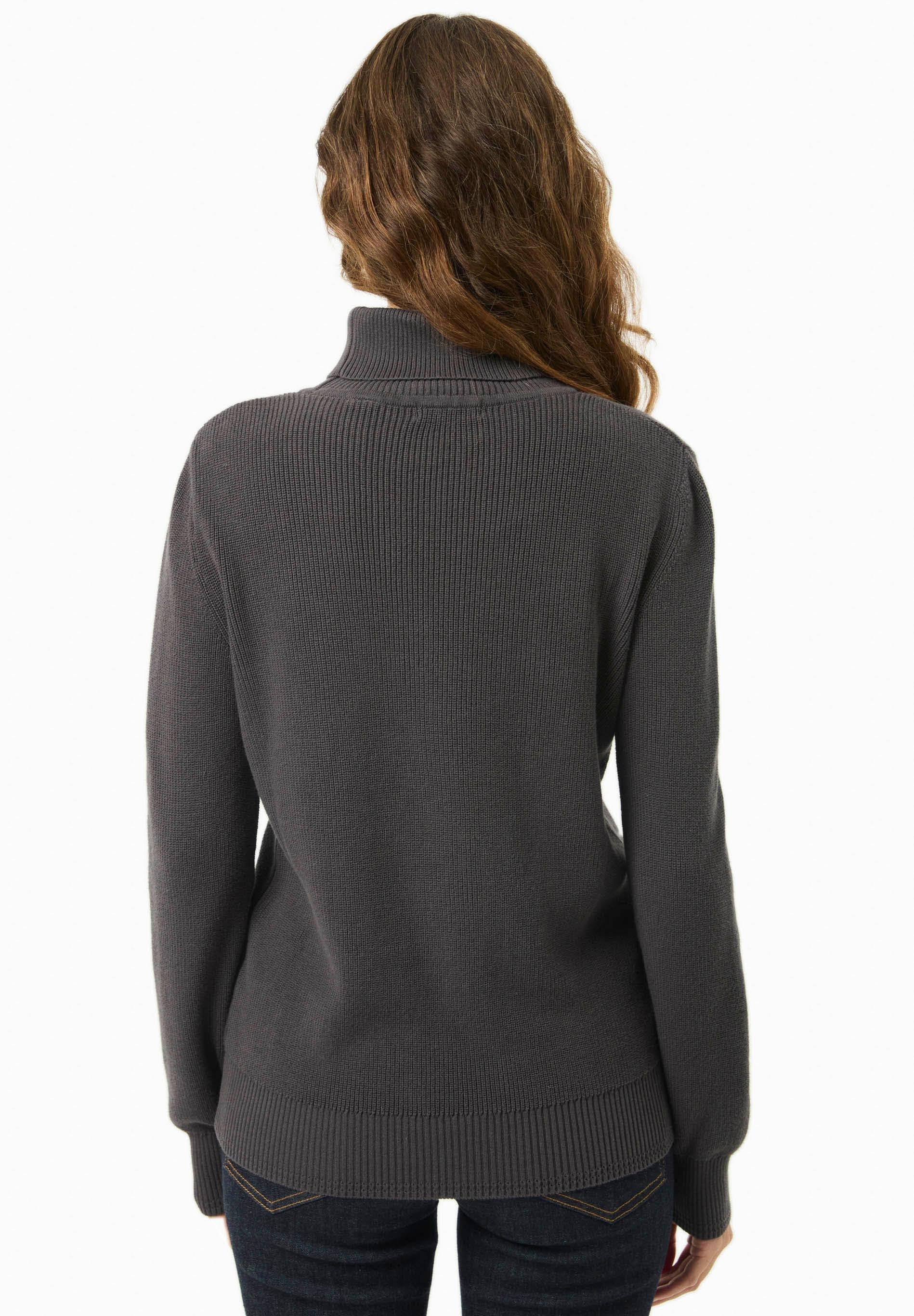 Rollkragenpullover aus Bio-Baumwolle